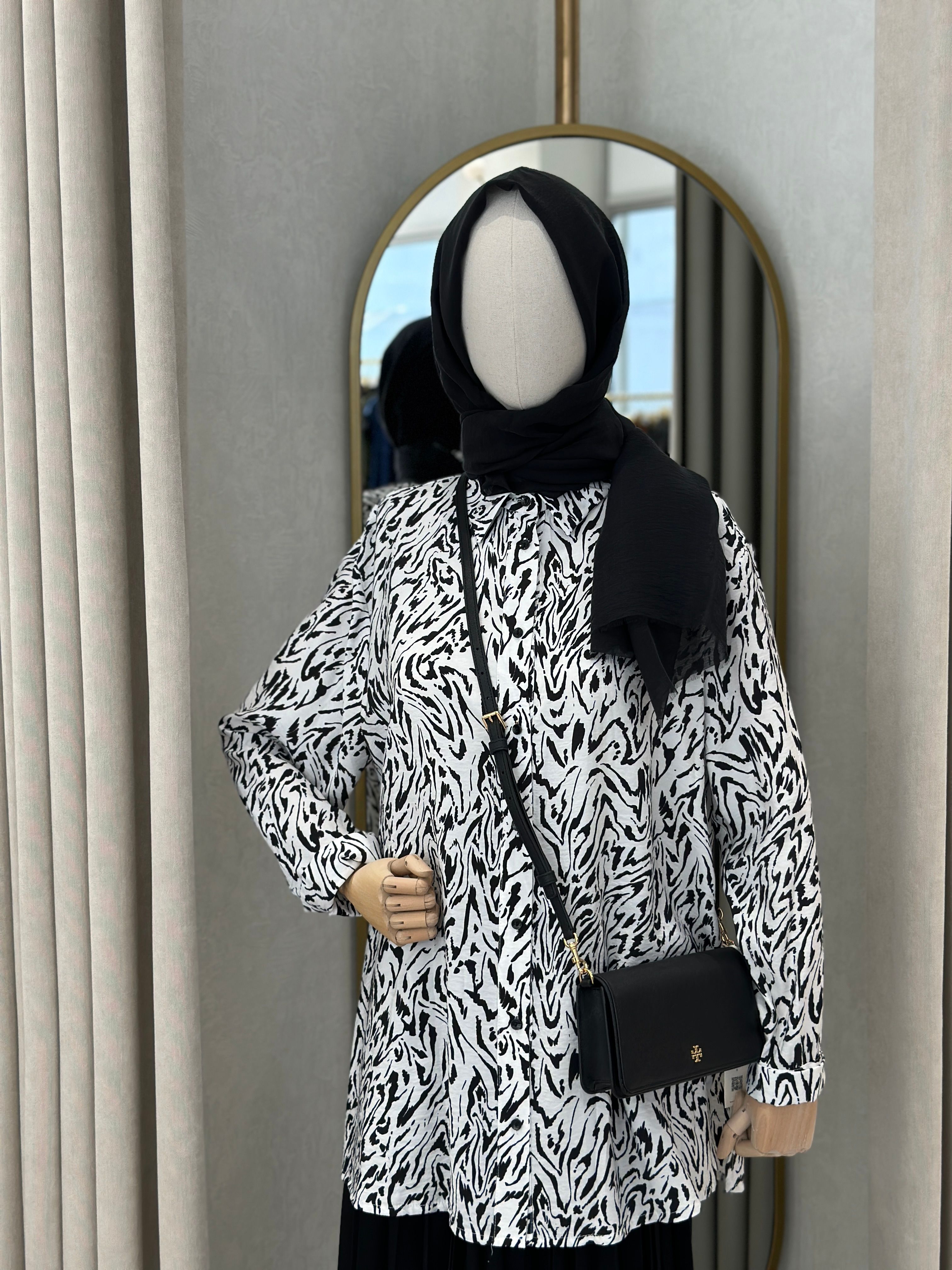 Cloche Dafne Baskılı Gömlek 3724