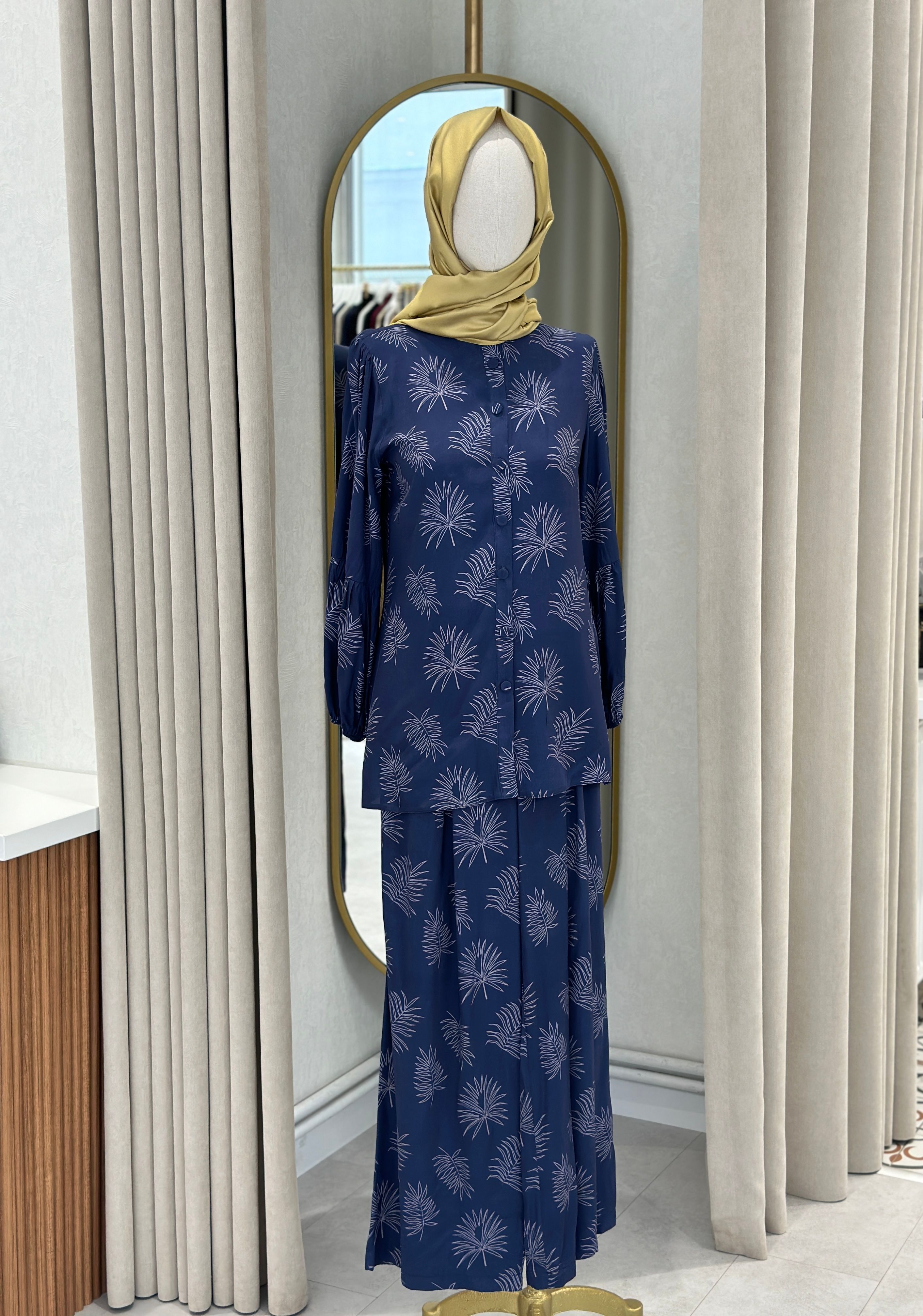 Niqozza Zia Viscone Desenli Takım 60165