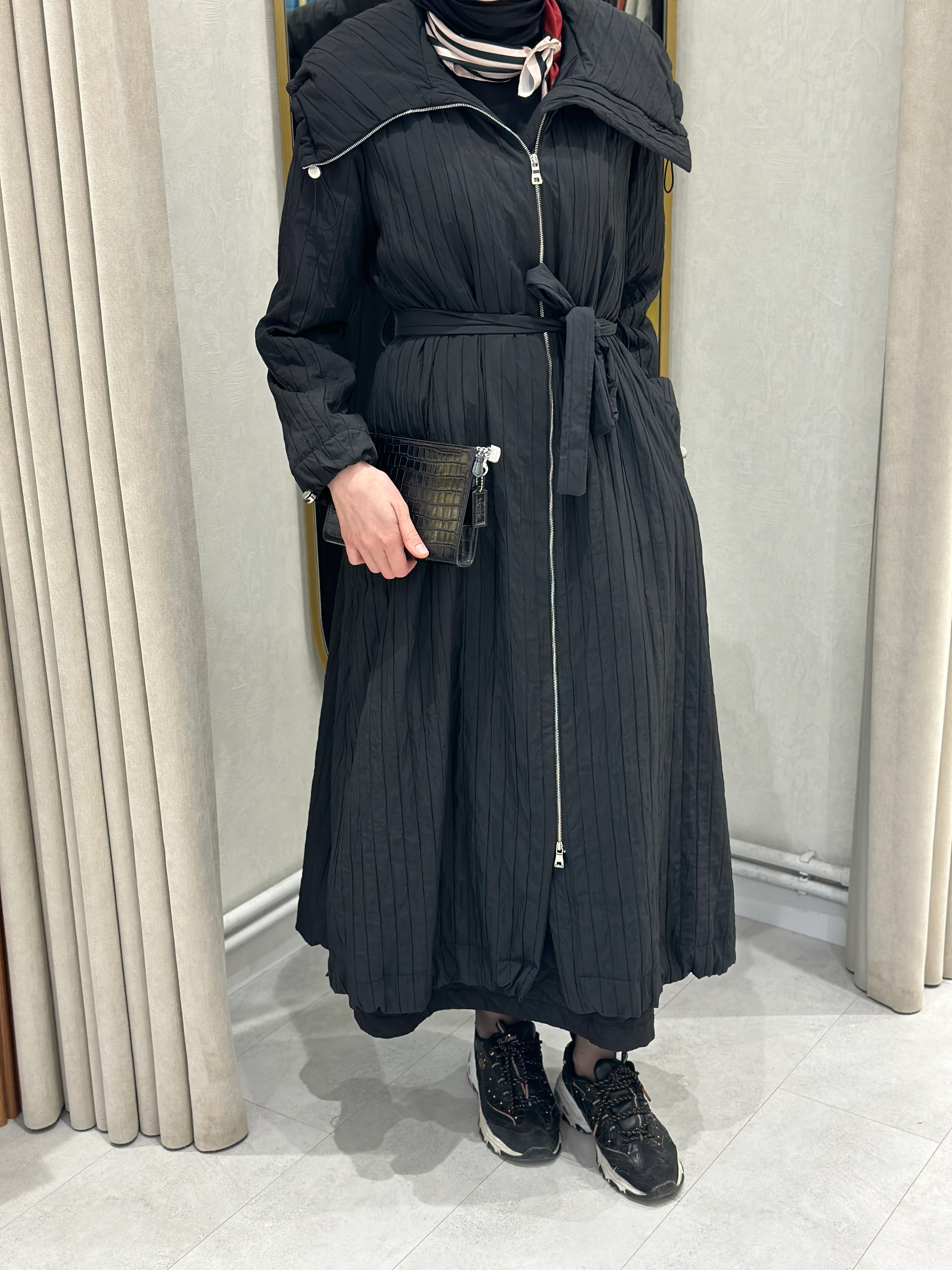 Misswhence Tafta Pardesü 38508 - SİYAH