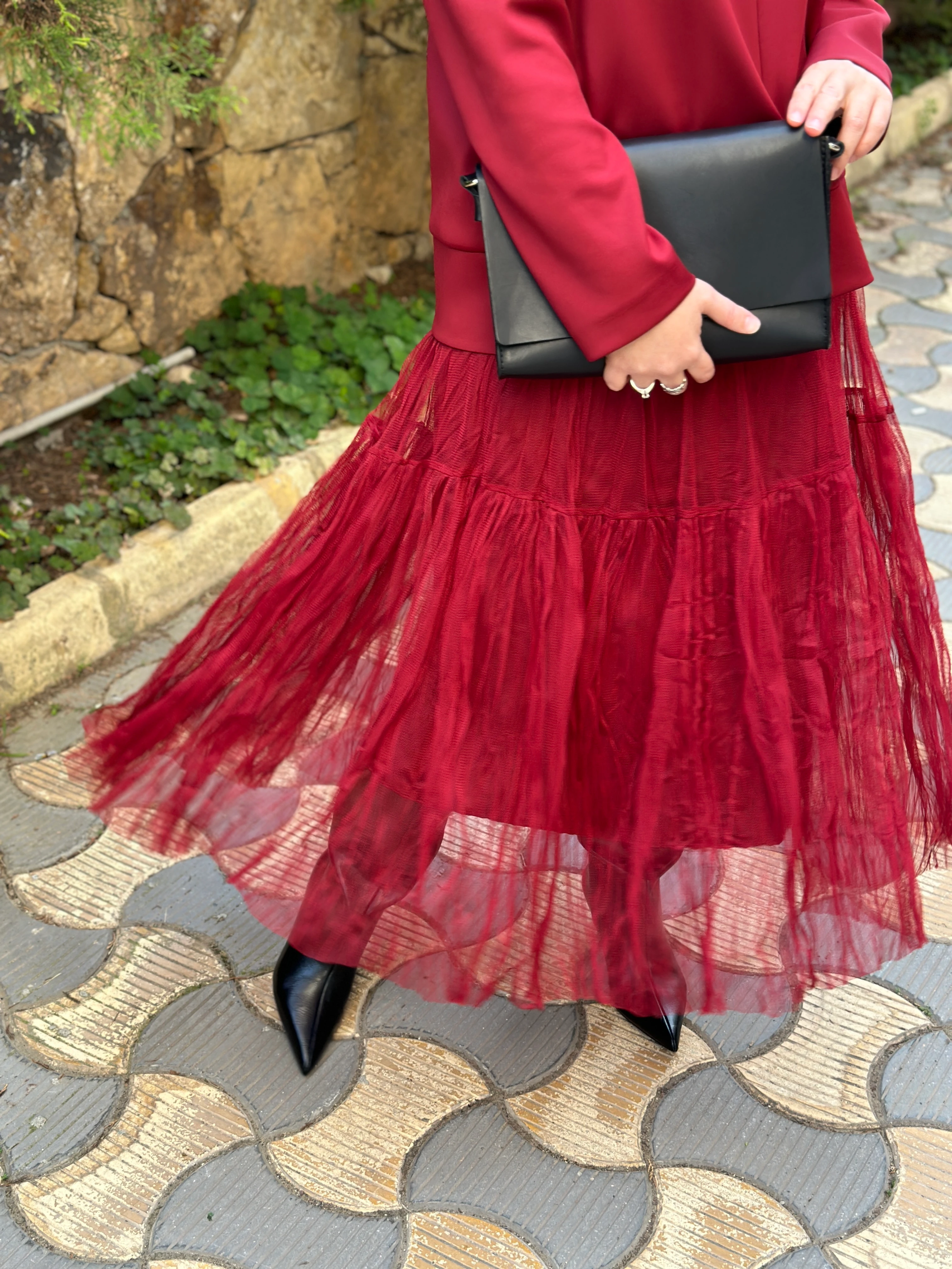 Noi Tül Kraşlı Etek 65403