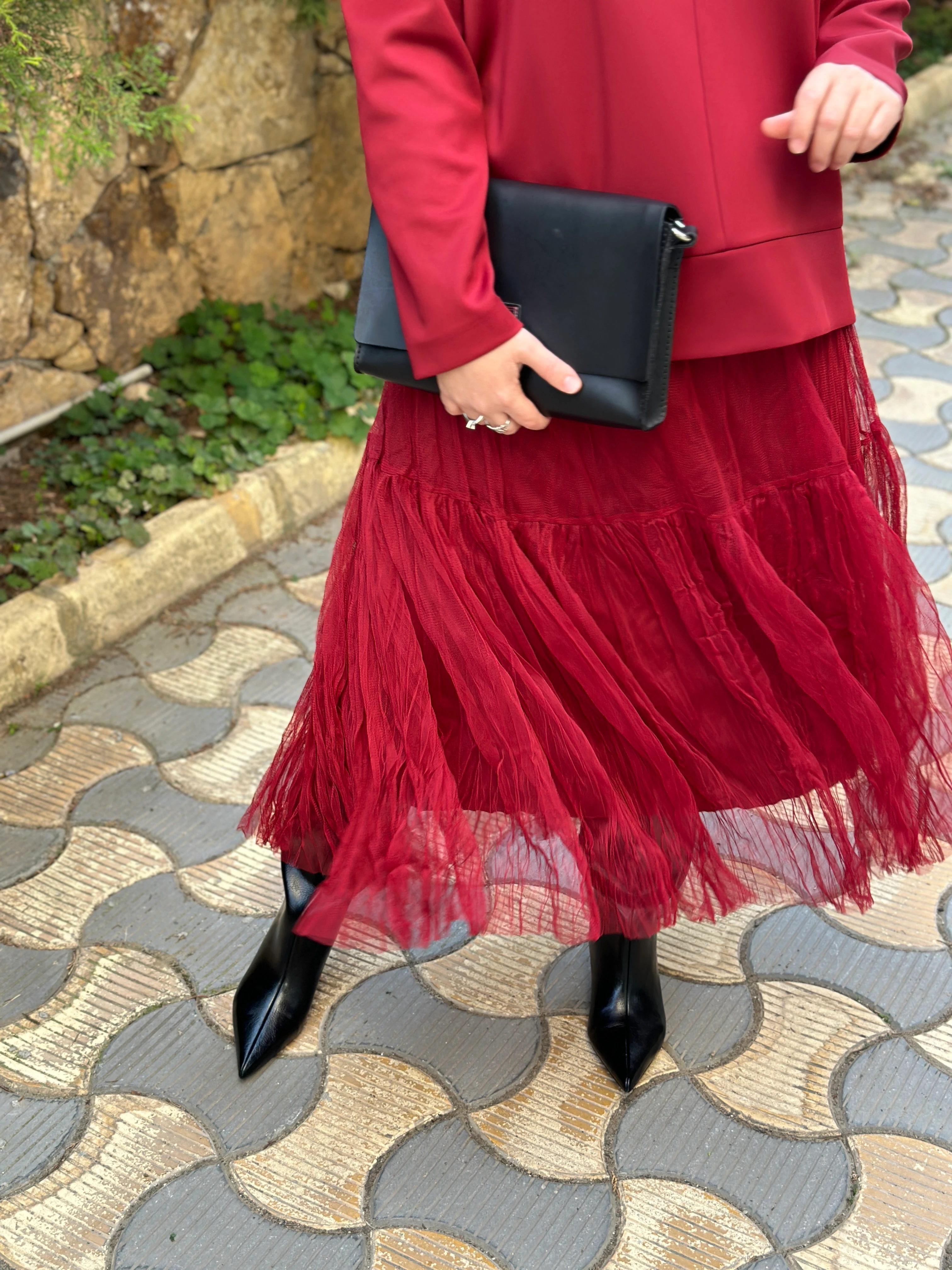 Noi Tül Kraşlı Etek 65403