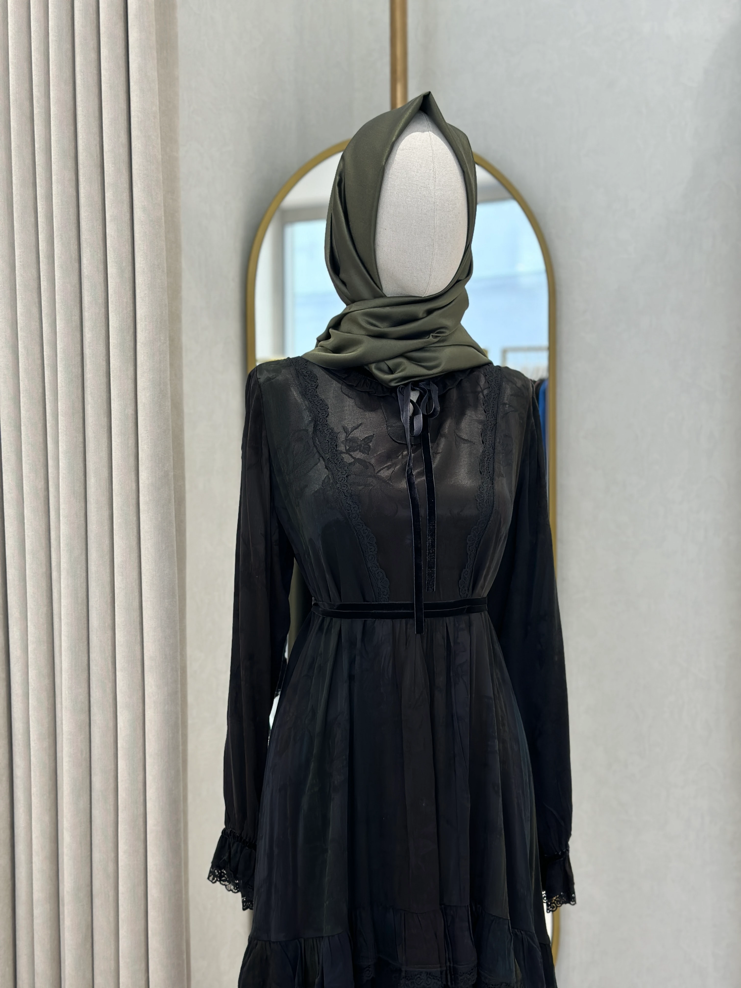 Misswhence Gökkuşağı Jakar Elbise 38805