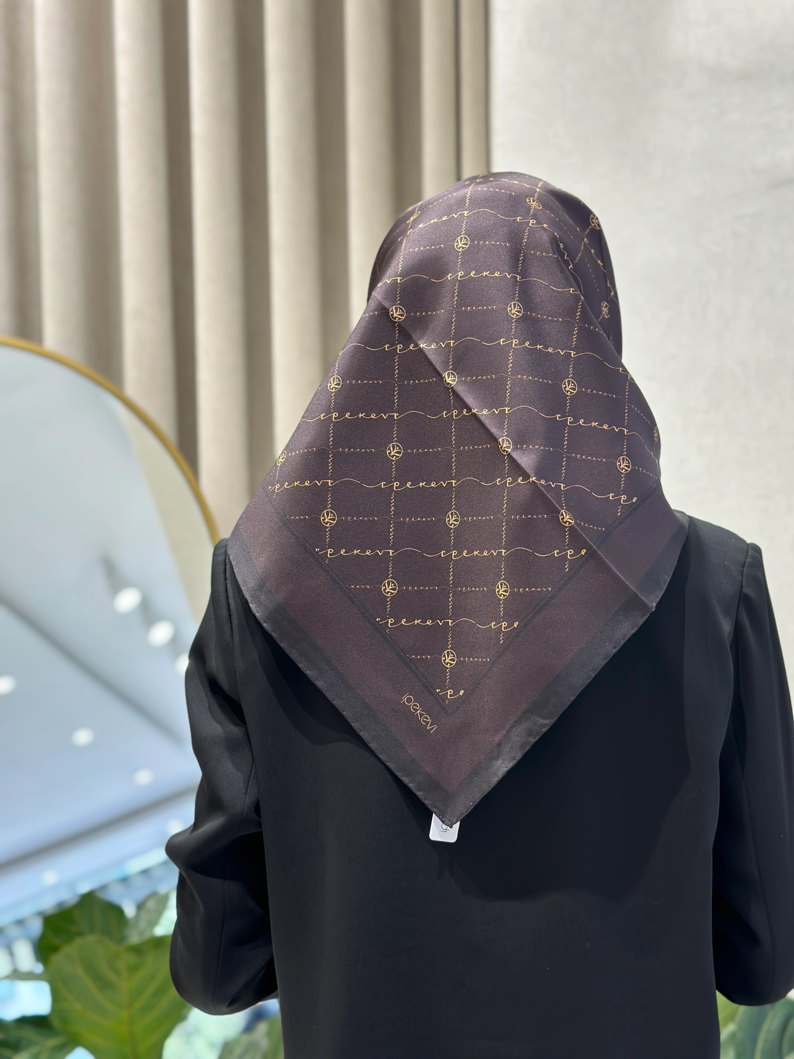 İpekevi Monogram Twil İpek Eşarp 1141