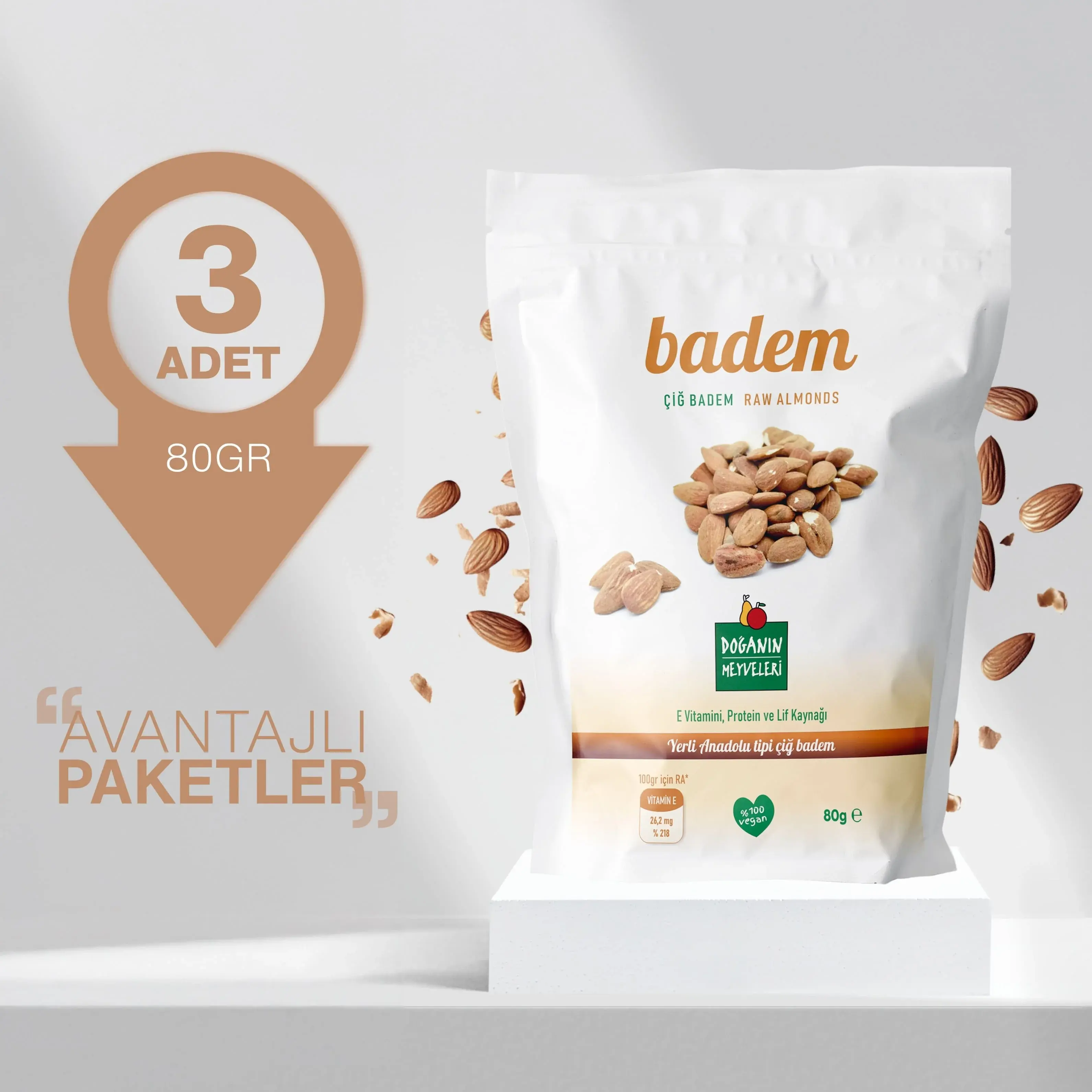 Badem - 3'lü