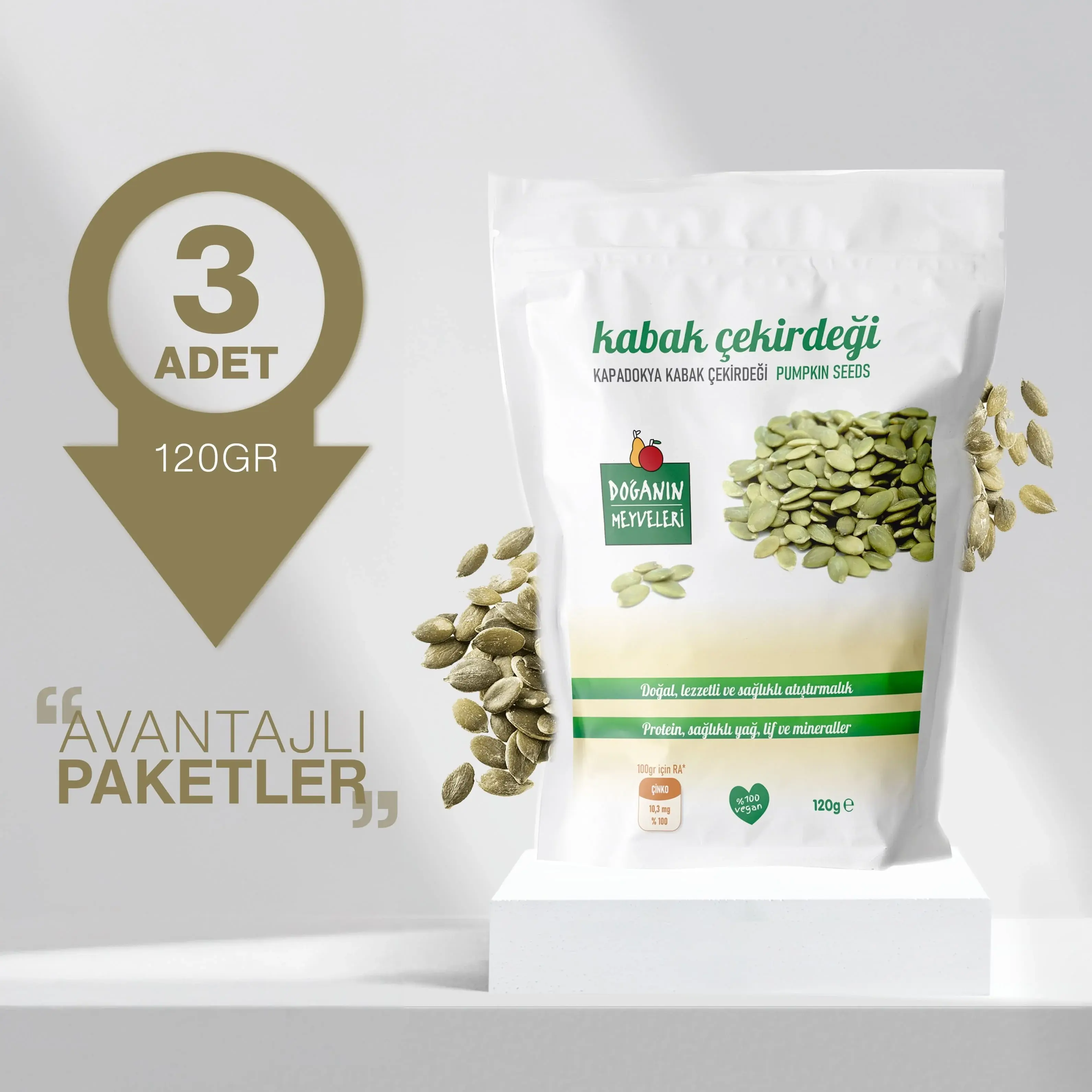 Kabak Çekirdeği - 3'lü