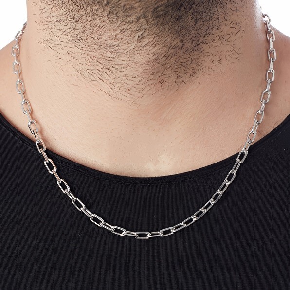 GJ Forse Chain Gümüş Kolye