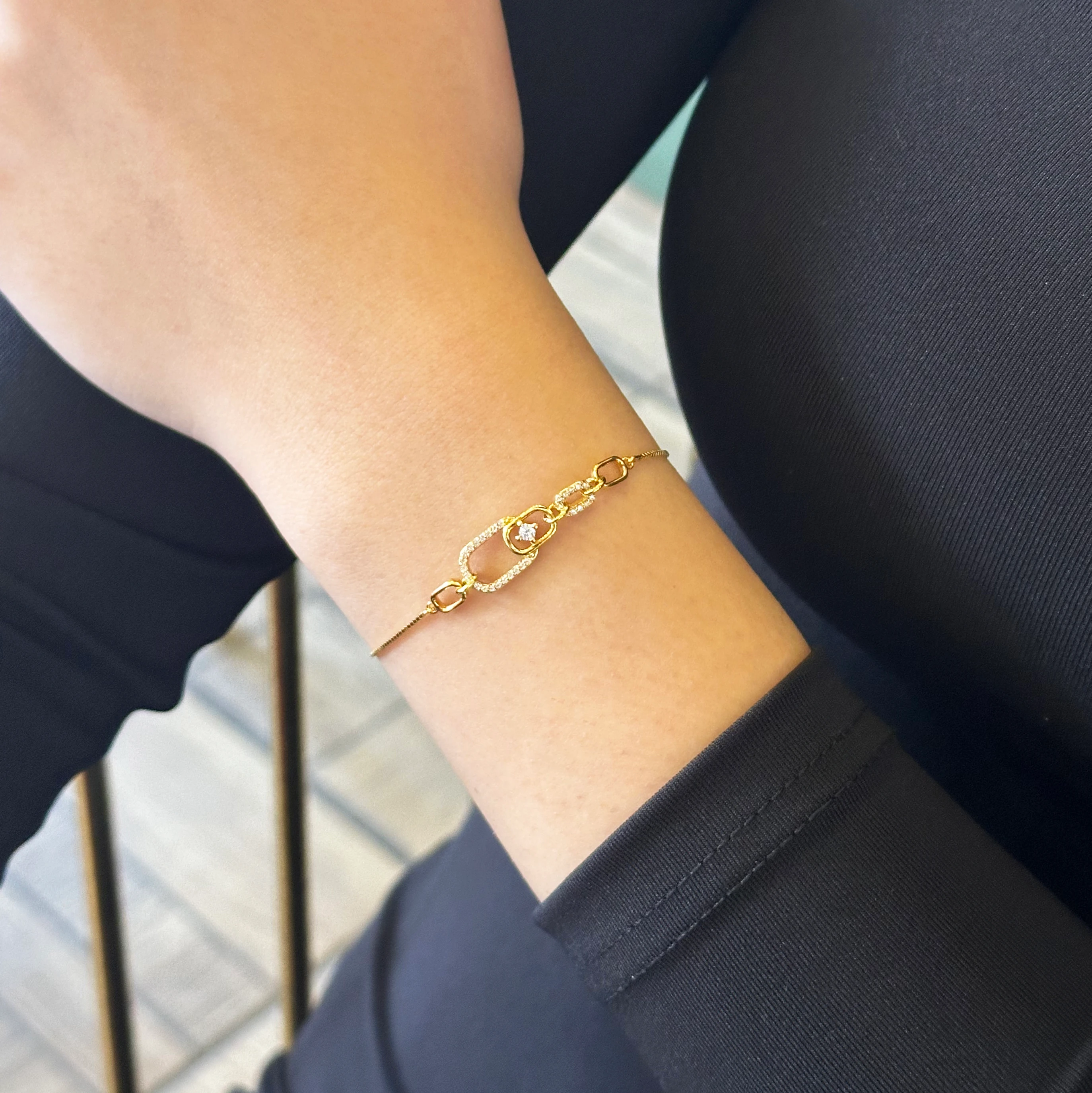 Italian Zircon Stone Bracelet