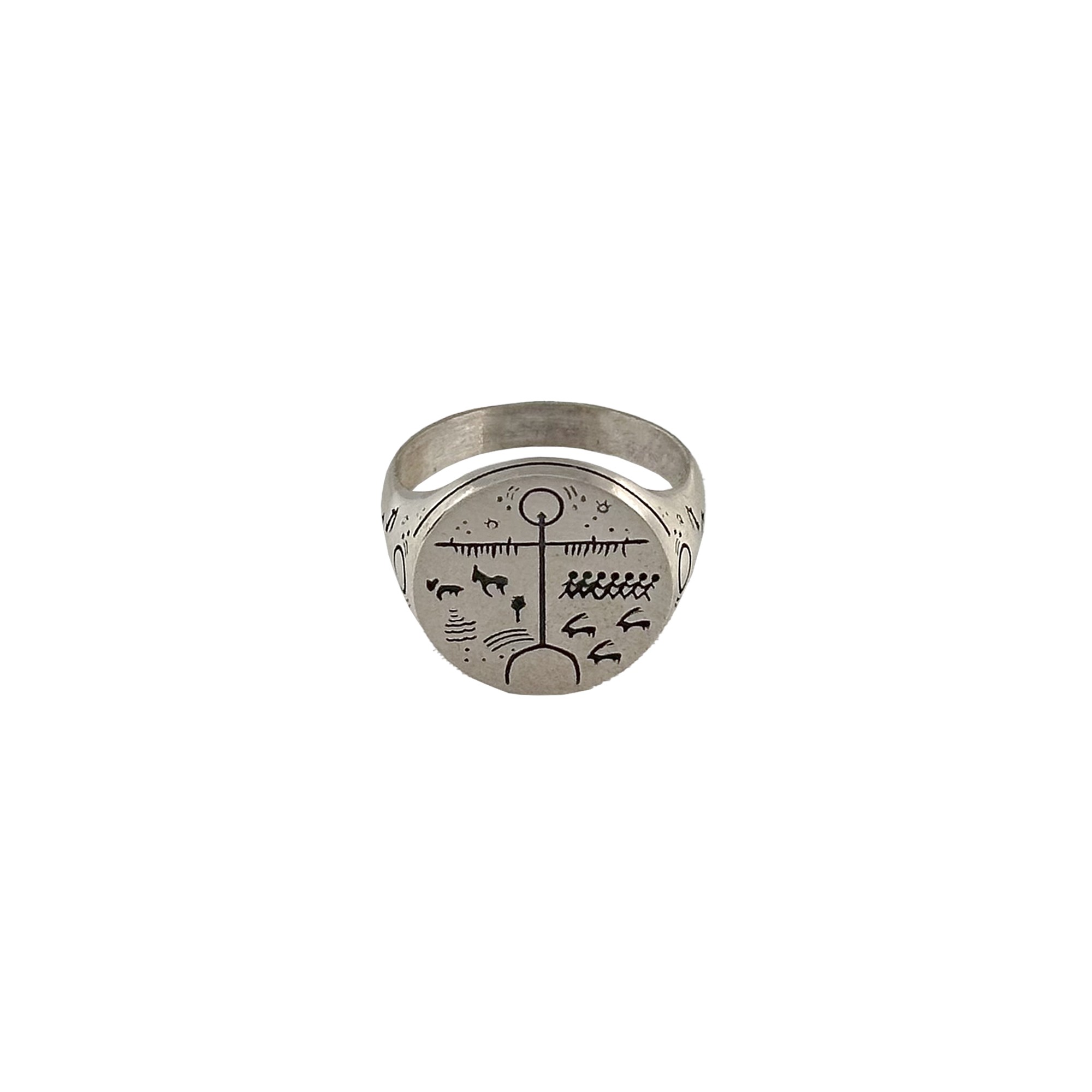 Shaman Drum Motif Ring