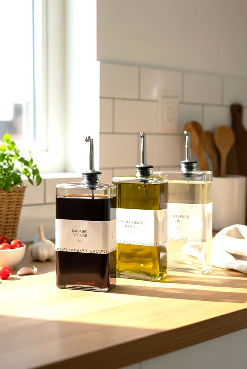 Grease 3'lü Gümüş Kapak Cam Yağlık Sirkelik Seti