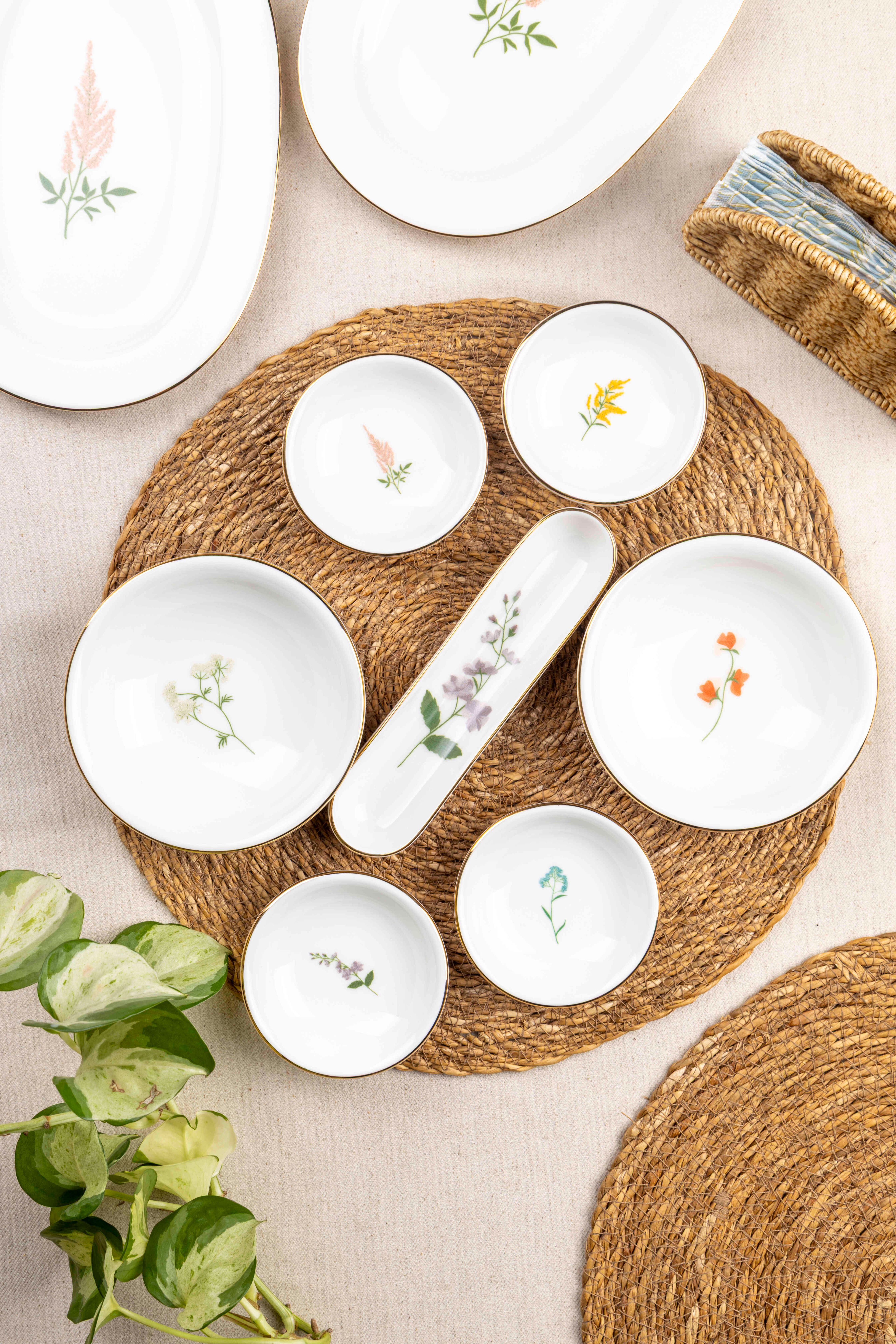 Bloom 28 Parça Porselen Kahvaltı Takımı