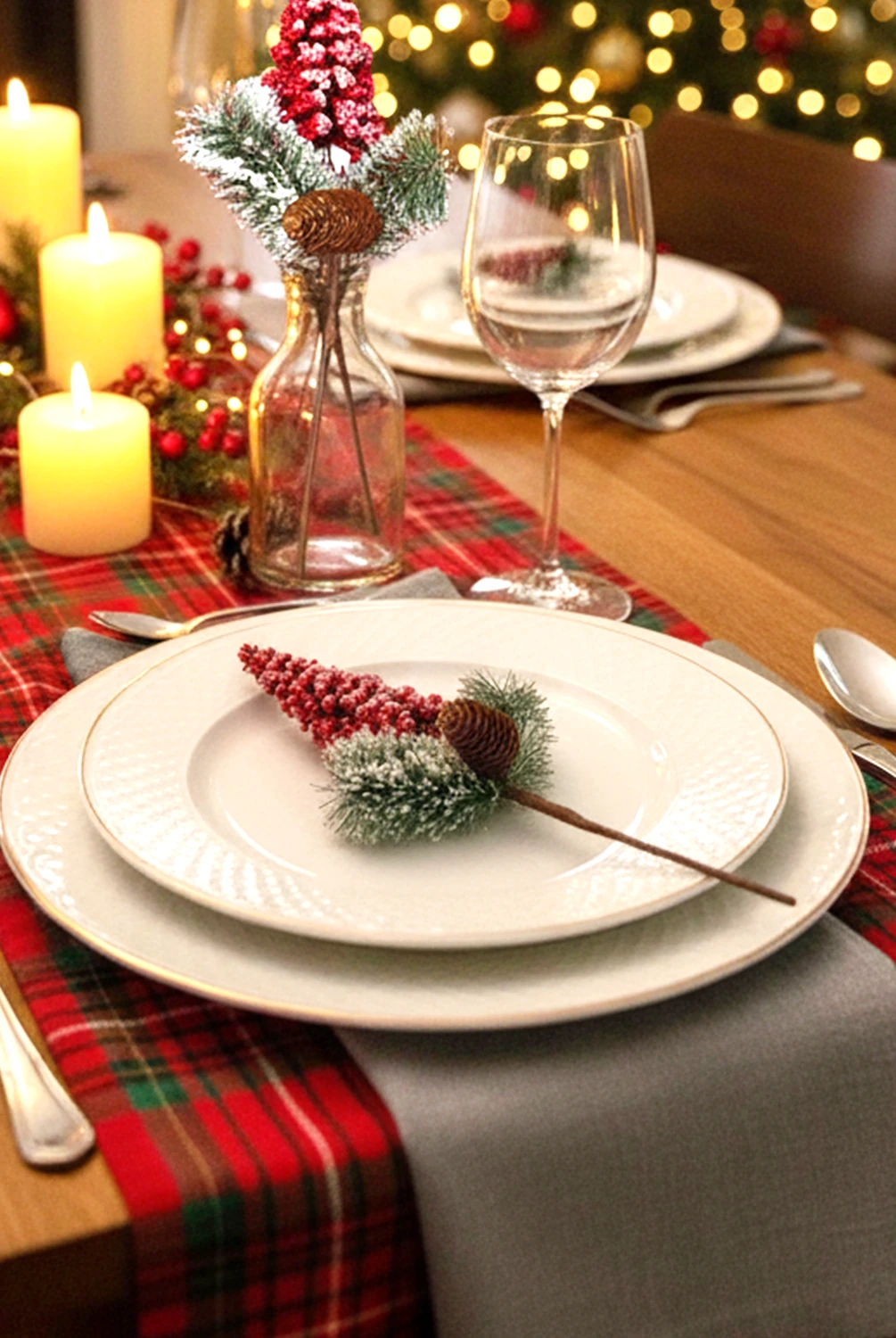 New Year Kozalaklı Kokina 37cm