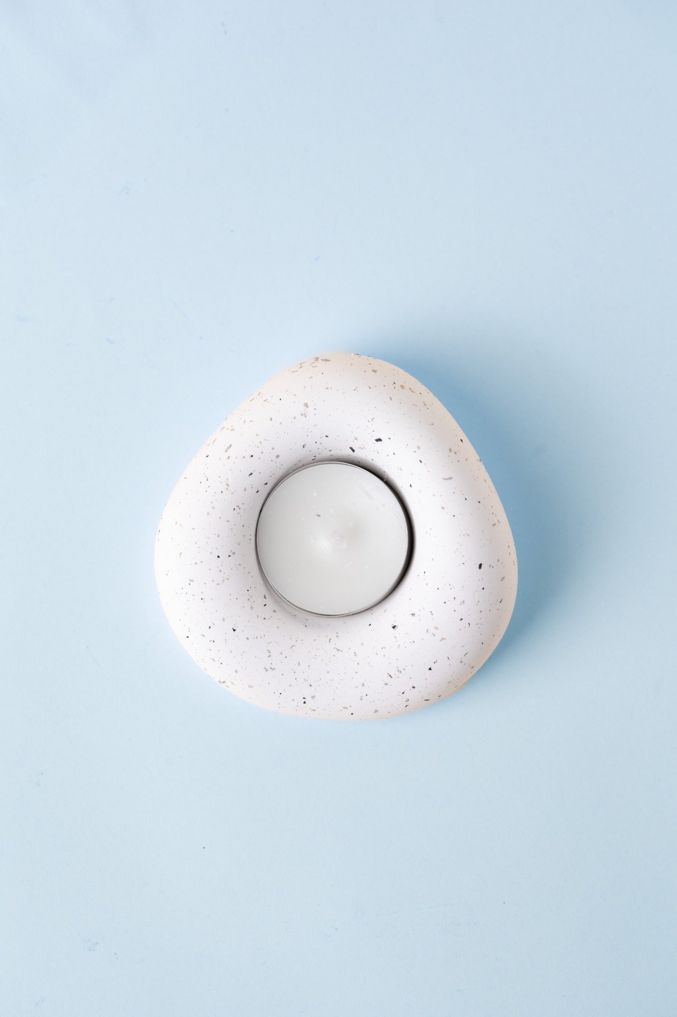 Navona Tealight Mumluk Granit Efekt