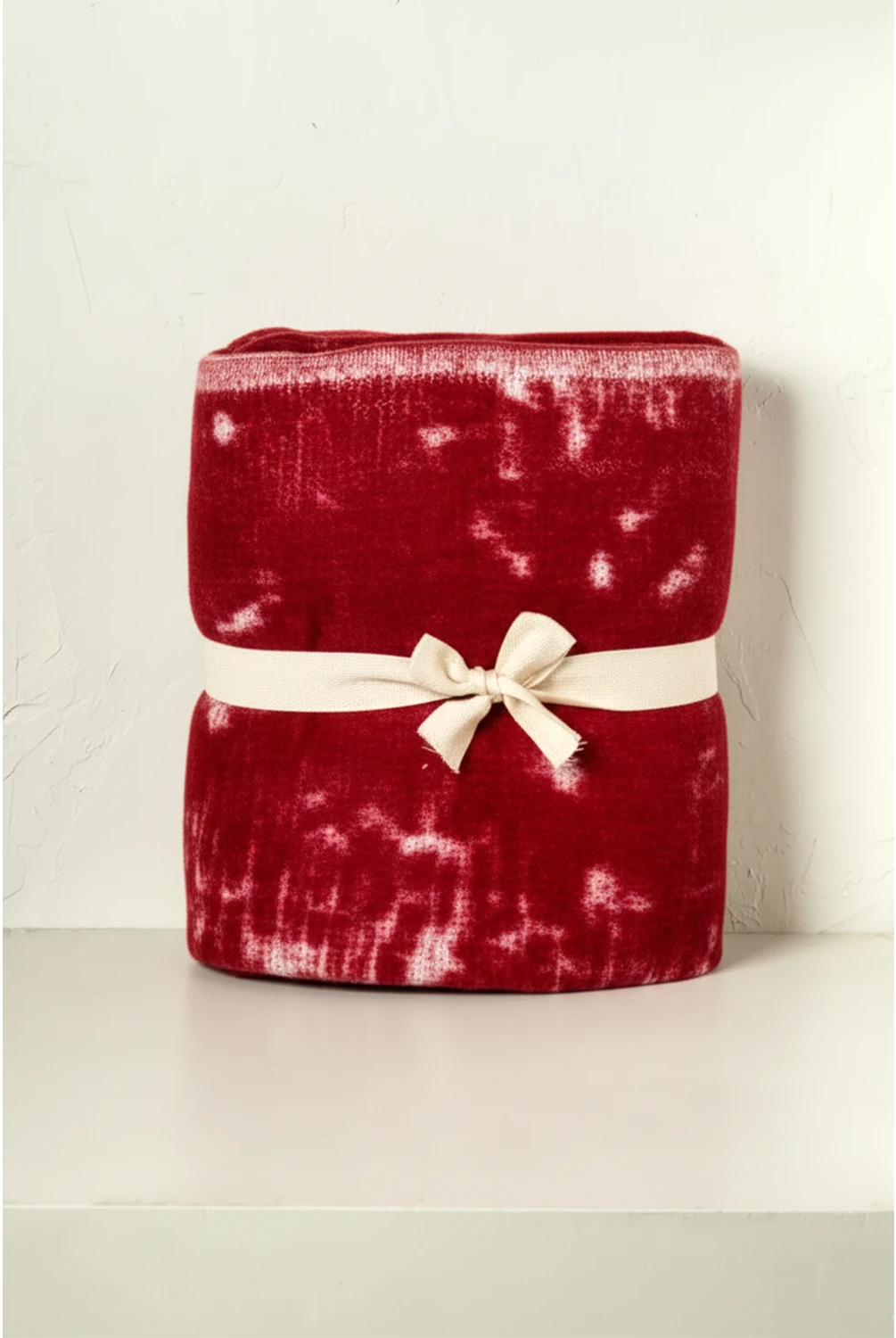 Christmas Reindeer In The Forest Yılbaşı TV Battaniyesi 150x200 - KIRMIZI