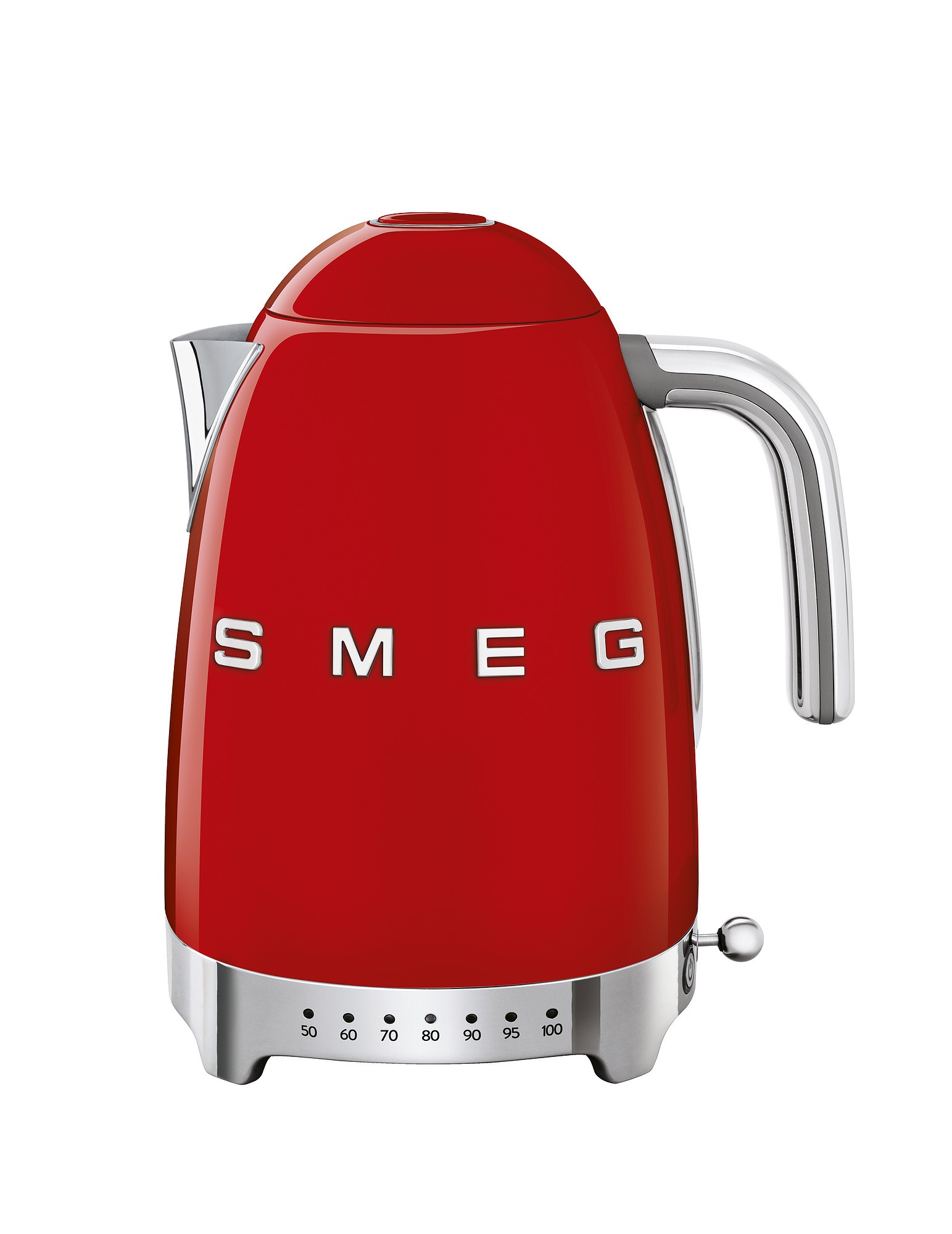 SMEG Isı Ayarlı Kettle Klf04Rdeu Retro Serisi Kırmızı