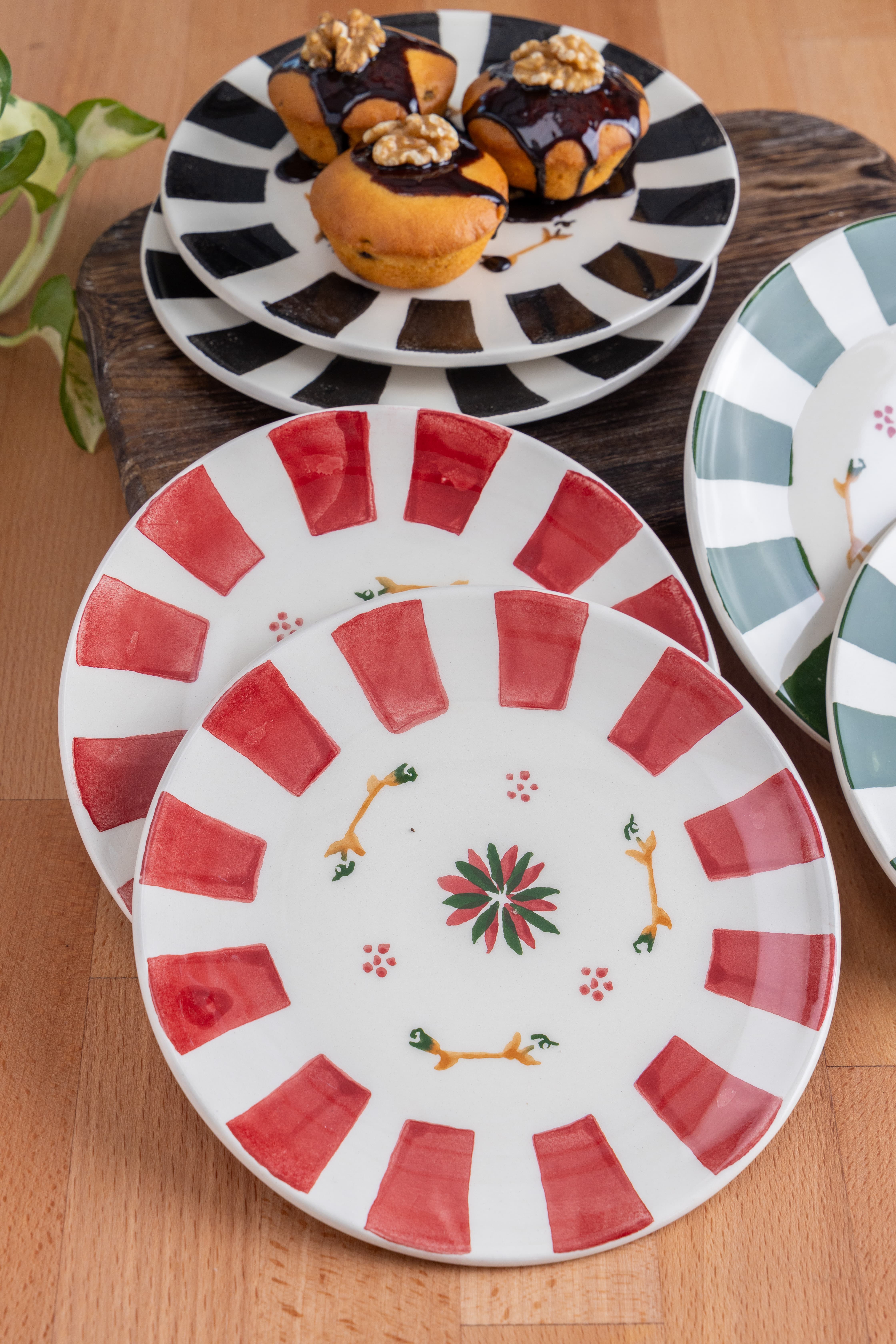 Colourful 6 Parça Pasta Takımı