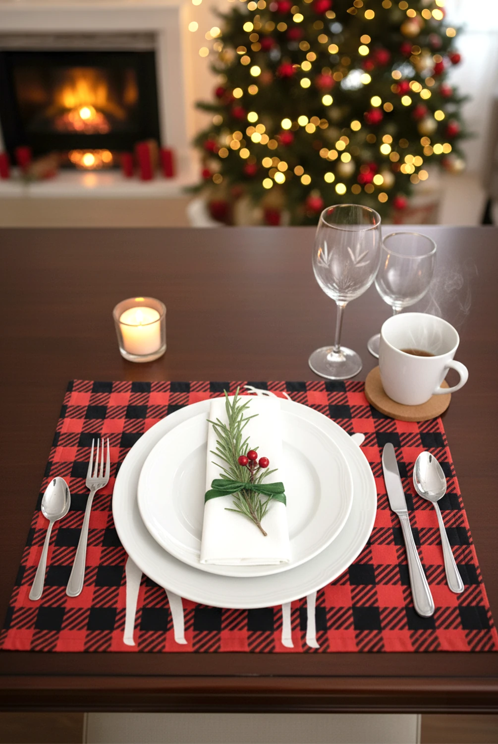 Christmas Pötikare Geyikli Amerikan Servisi 34x45cm