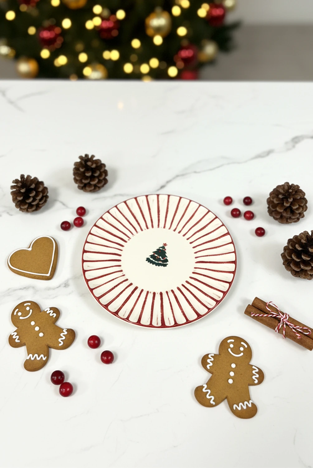 Christmas Garden Pasta Tabağı 21cm