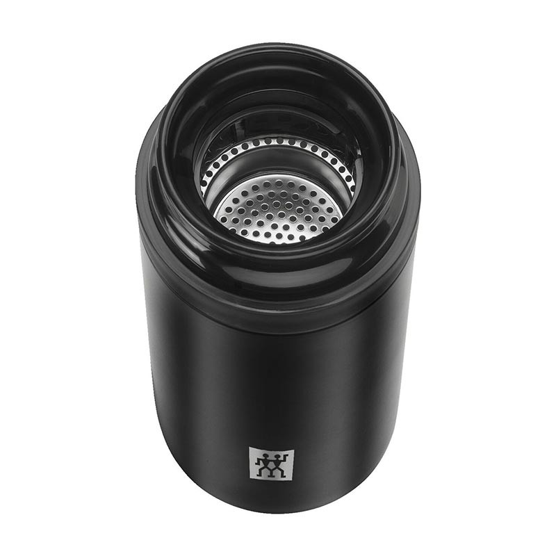 Zwilling 395005120 Süzgeçli Termos, 420 Ml Siyah