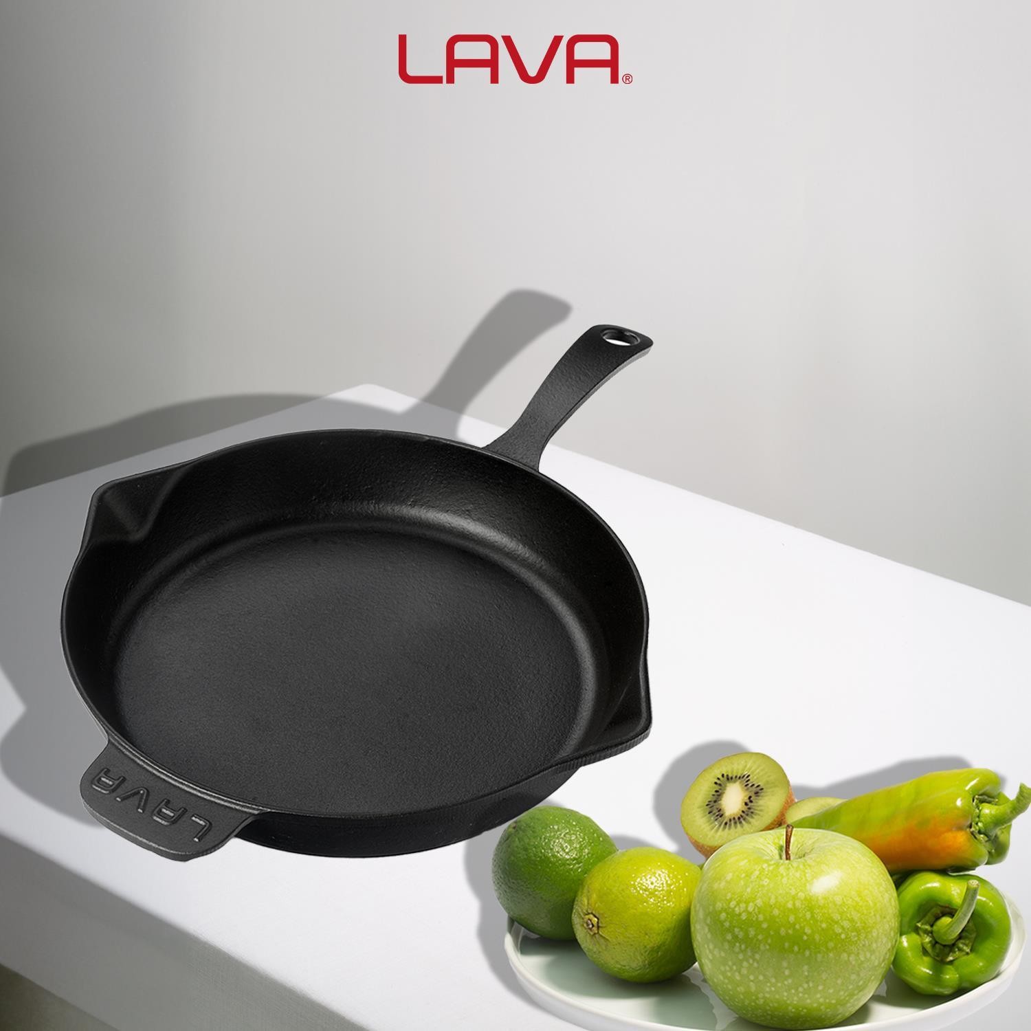 Lava Yuvarlak Kızartma Tavası Ç28 Metal Saplı