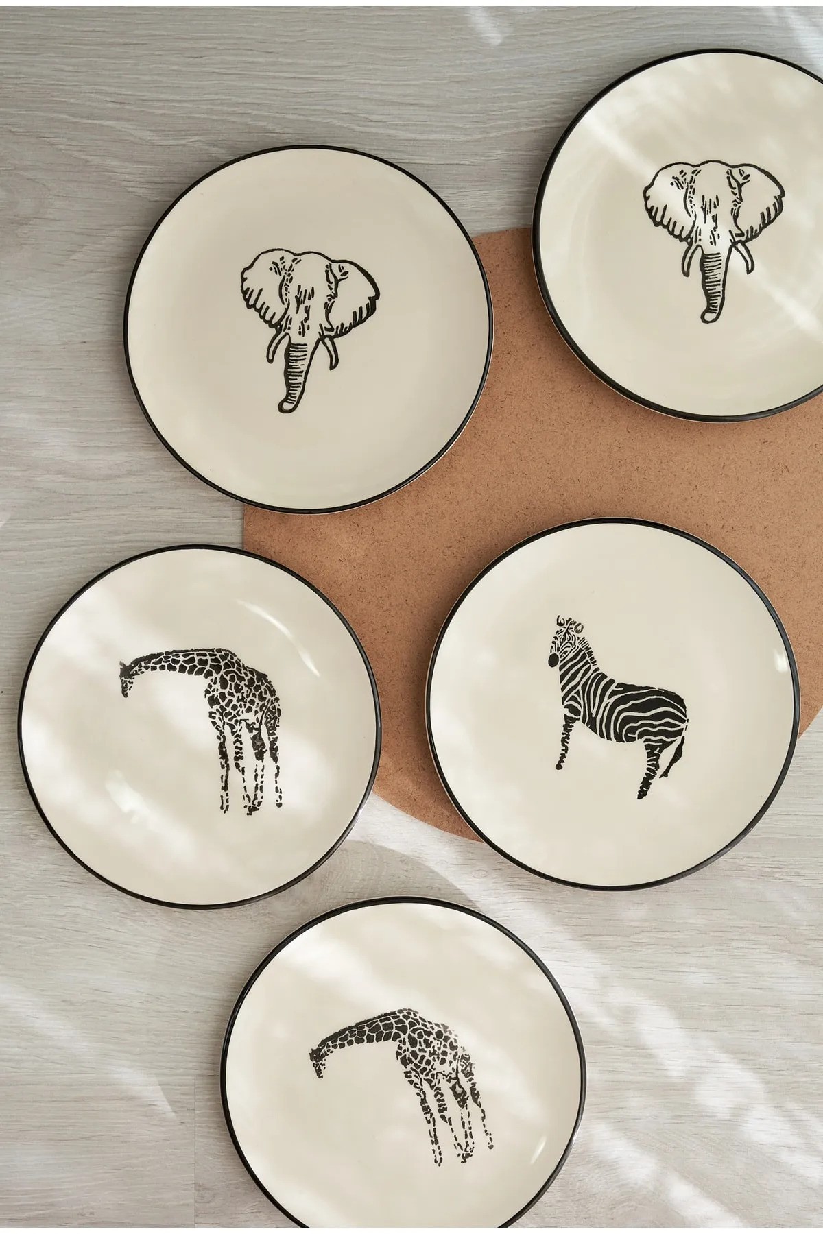 Jungle 6 Parça Pasta Takımı