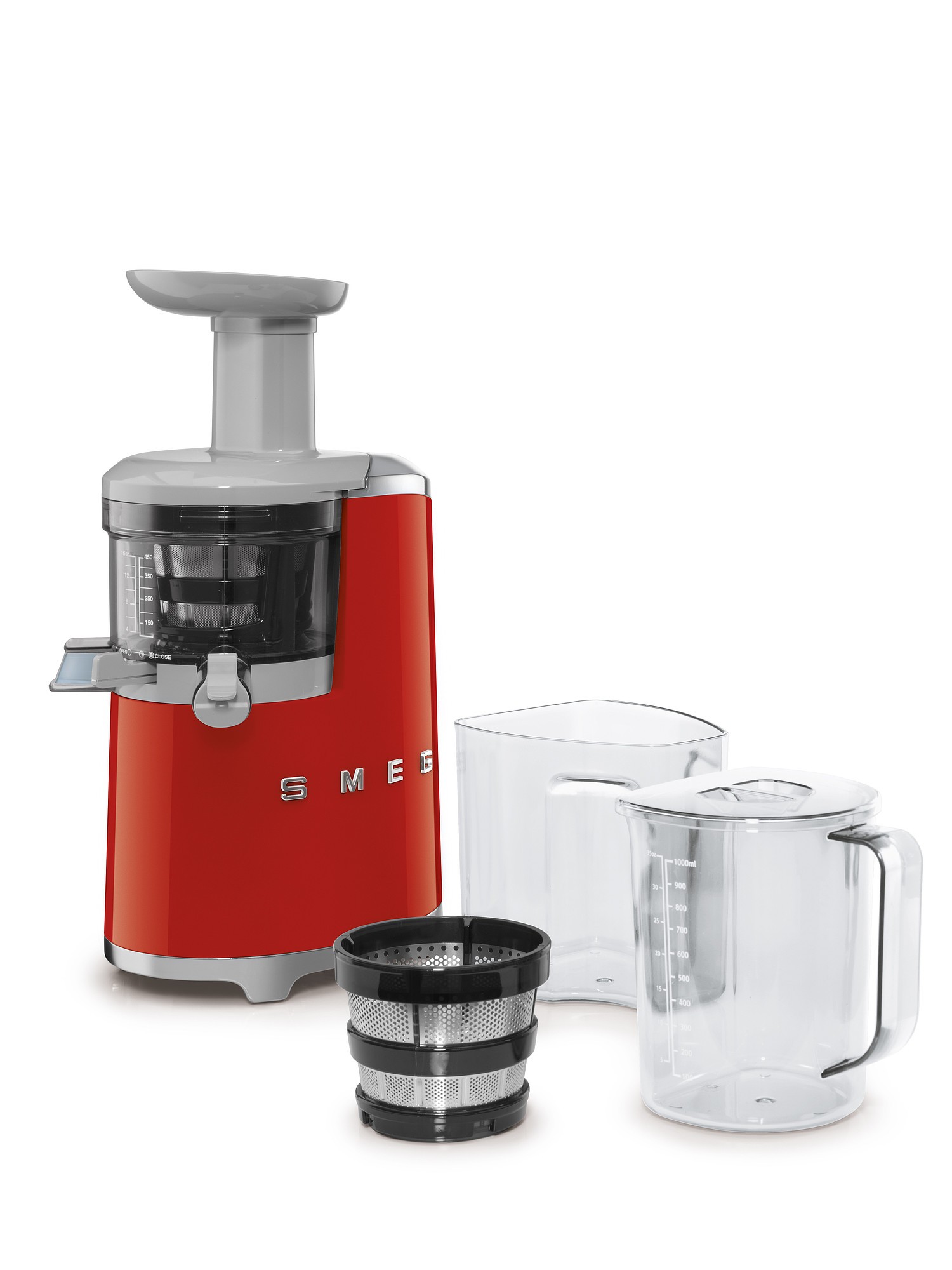 SMEG Slow Juicer Sjf01Rdeu Retro Serisi Kırmızı