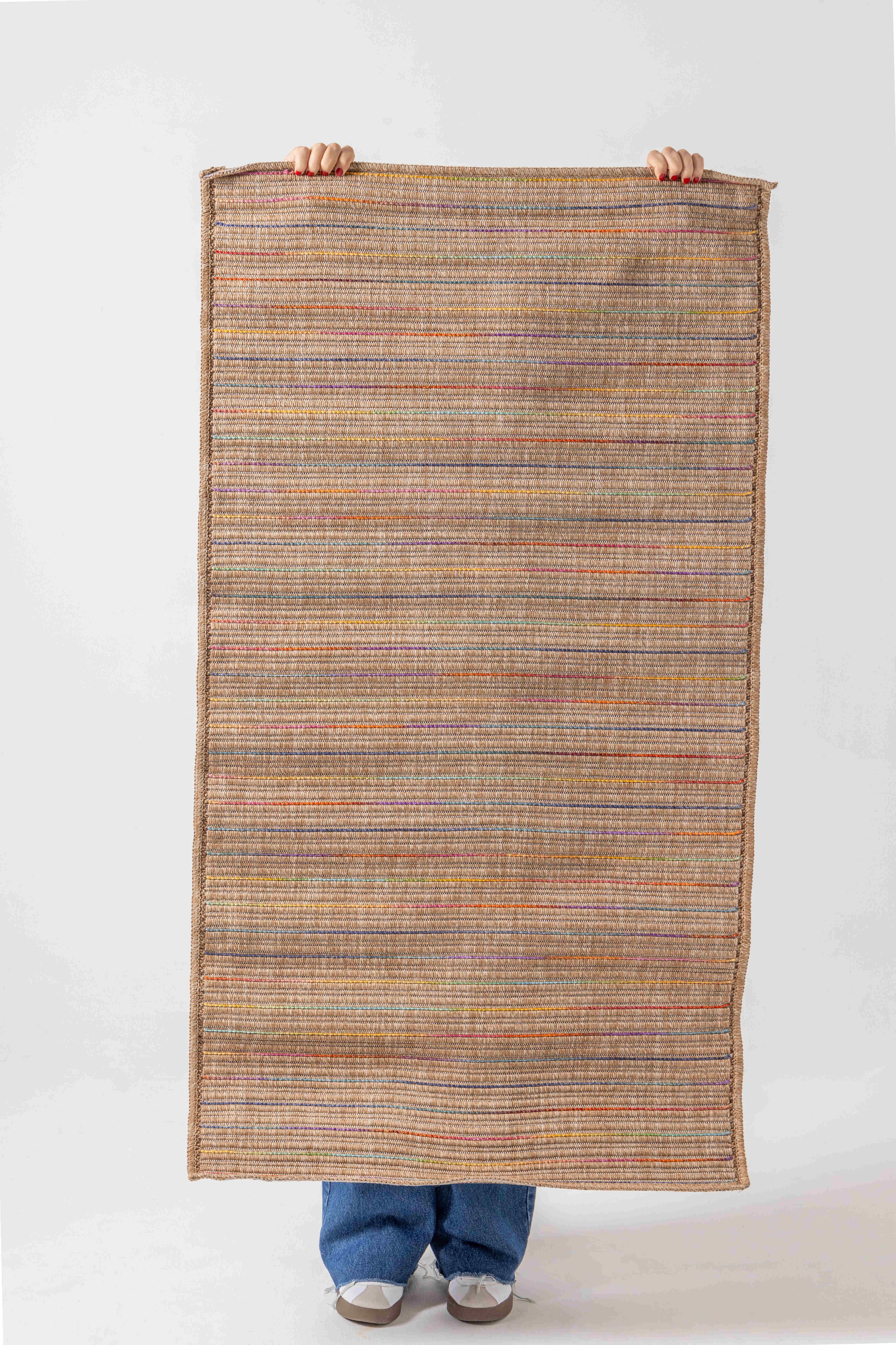 Rainbow Kilim Kahve 120x180cm