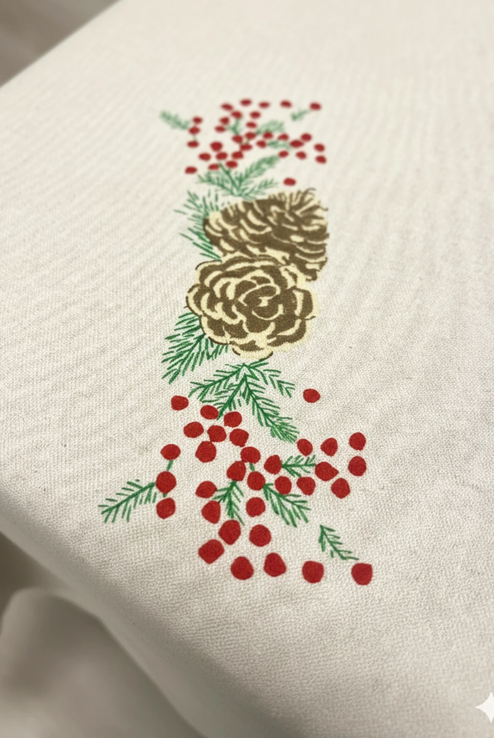 Carsoli Püsküllü Masa Örtüsü 150x200cm