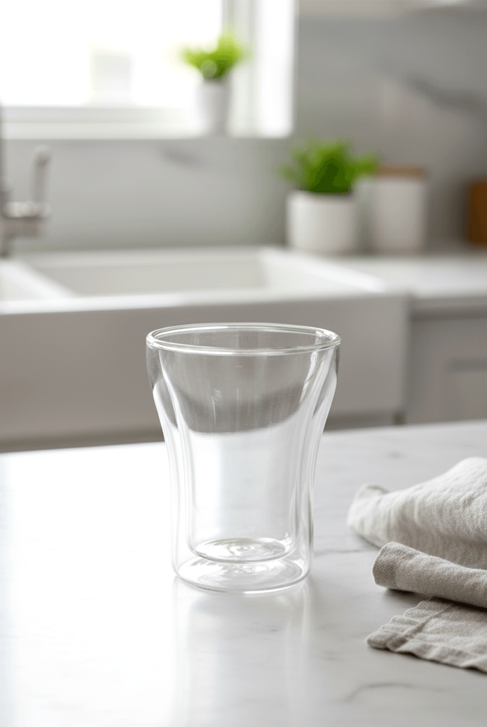 Naro Çift Cidarlı Cam Bardak 200ml
