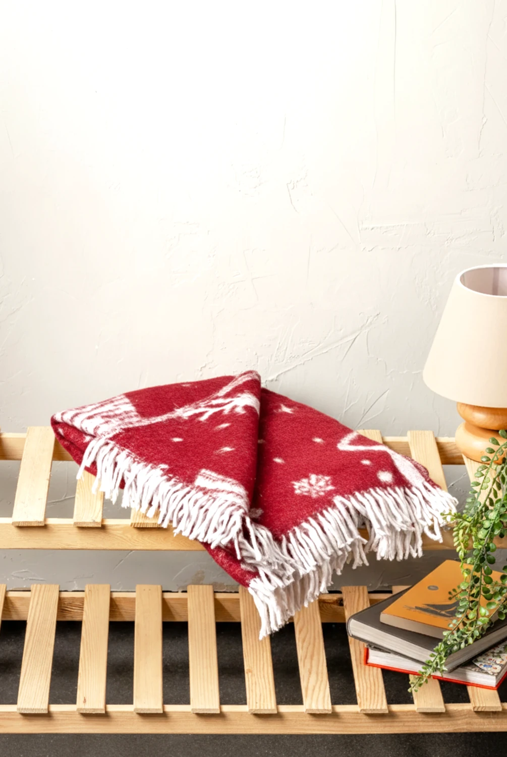 Christmas Reindeer In The Forest Yılbaşı TV Battaniyesi 150x200