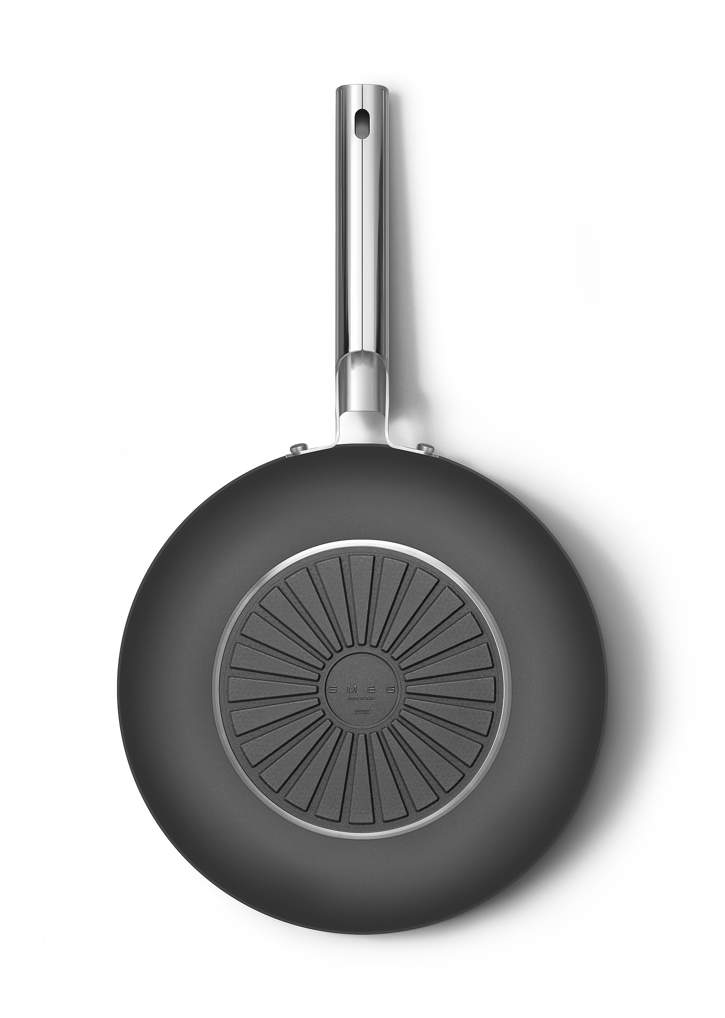 SMEG Cookware Serisi Wok Tava 30Cm Ckfw3001Blm Siyah