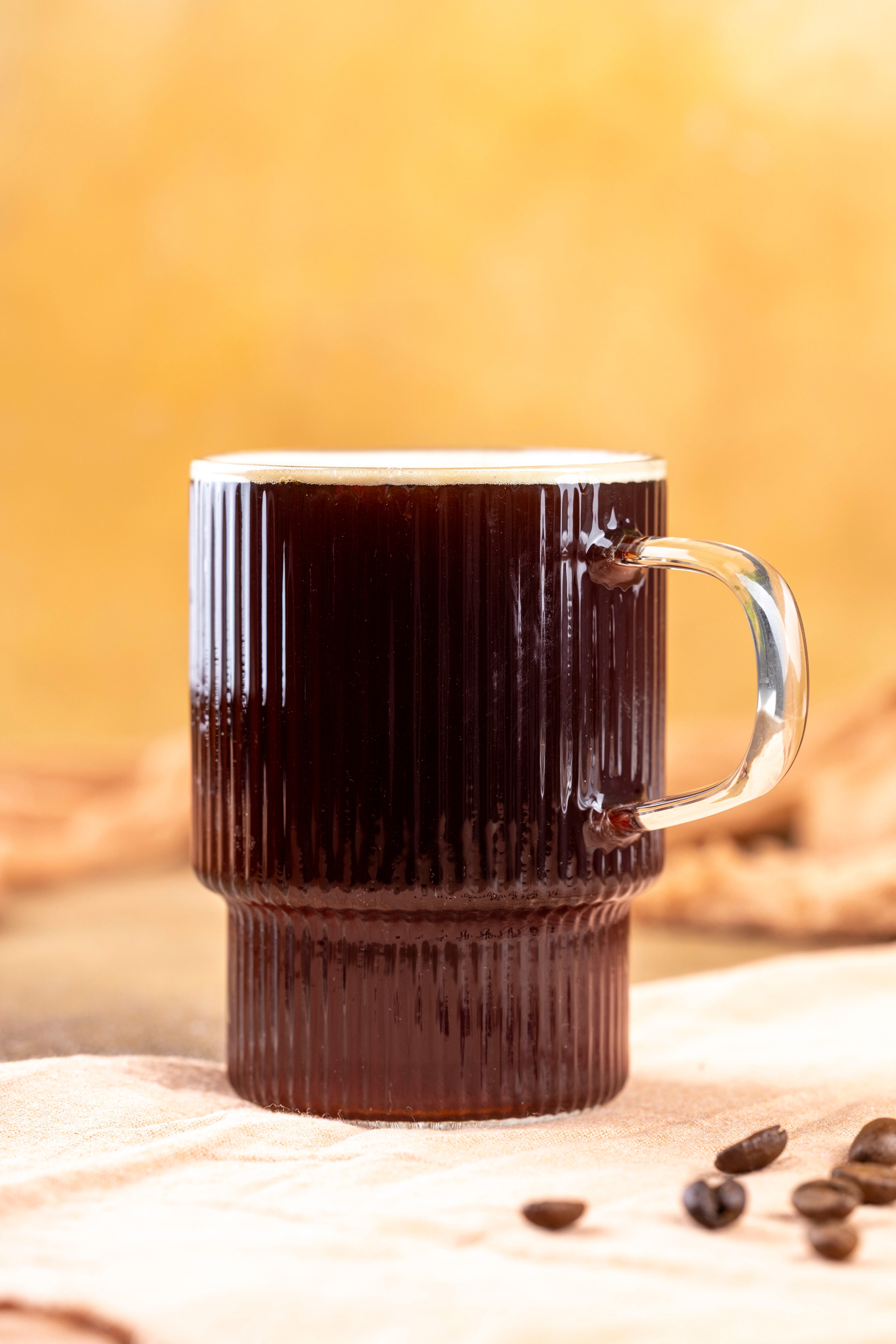 Bela Kare Kulplu Cam Kupa 350ml