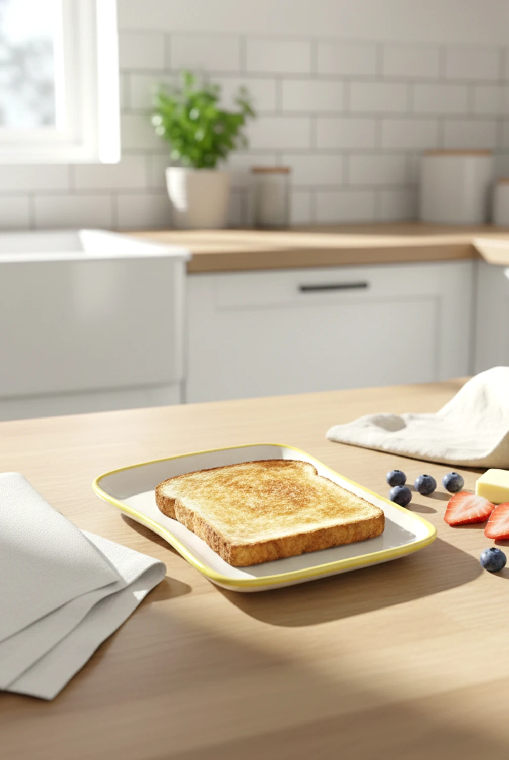 Elly Limon Kahvaltı Tost Tabağı