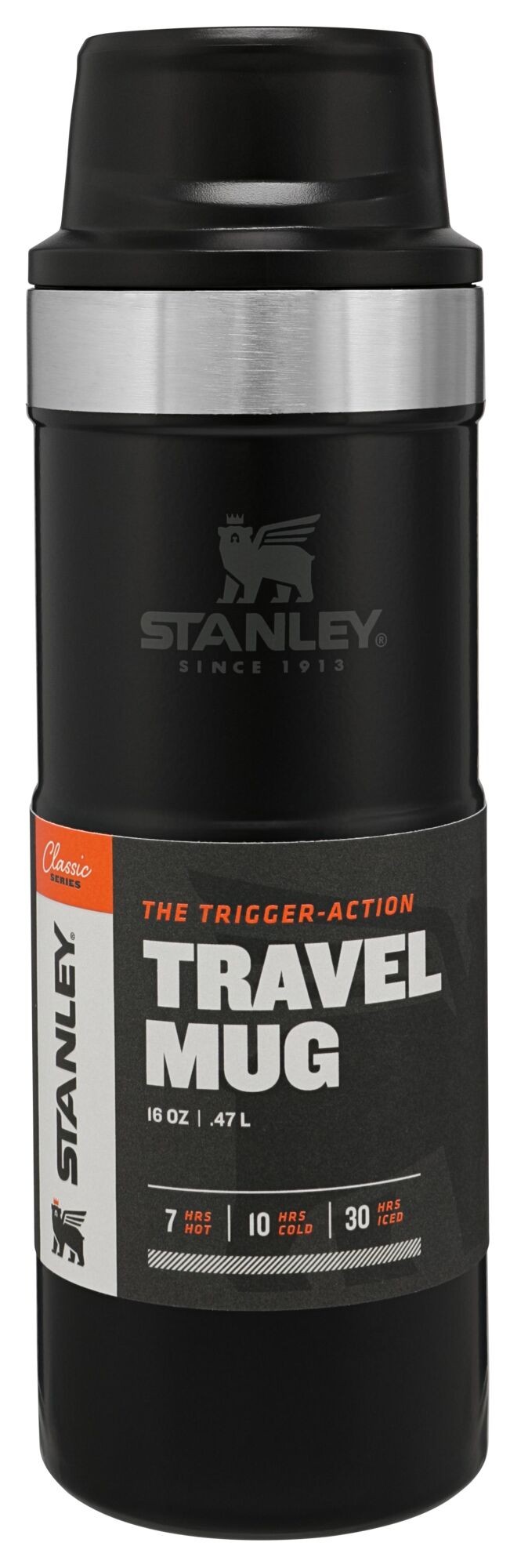Stanley Klasik Trigger-action Termos Bardak 0.35 Lt Siyah
