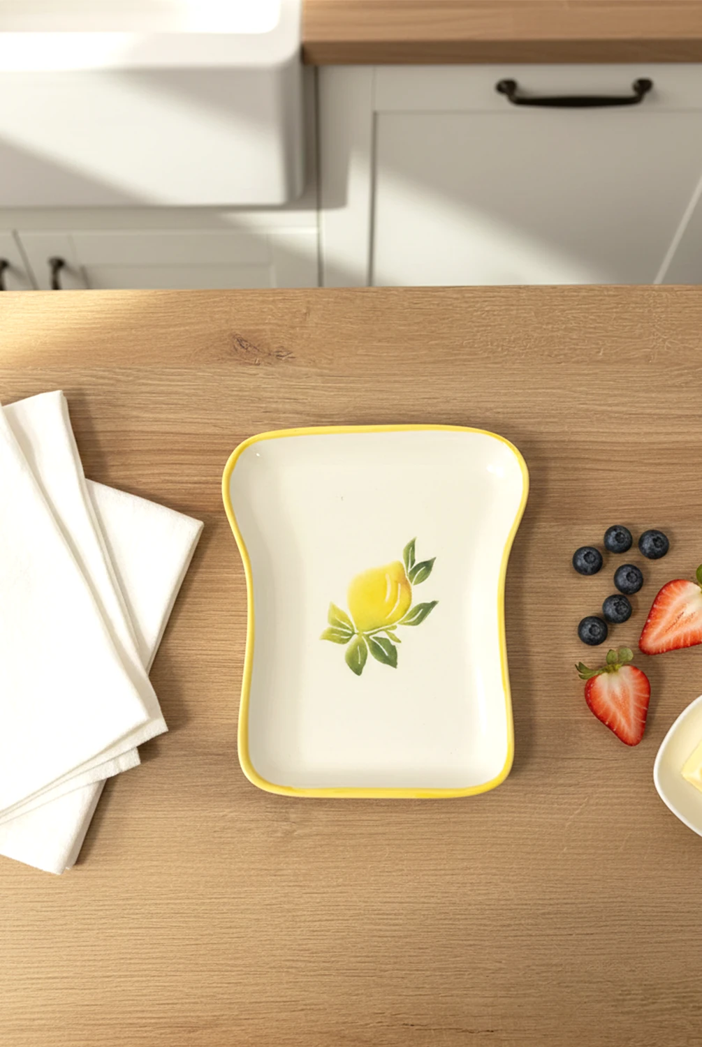 Elly Limon Kahvaltı Tost Tabağı