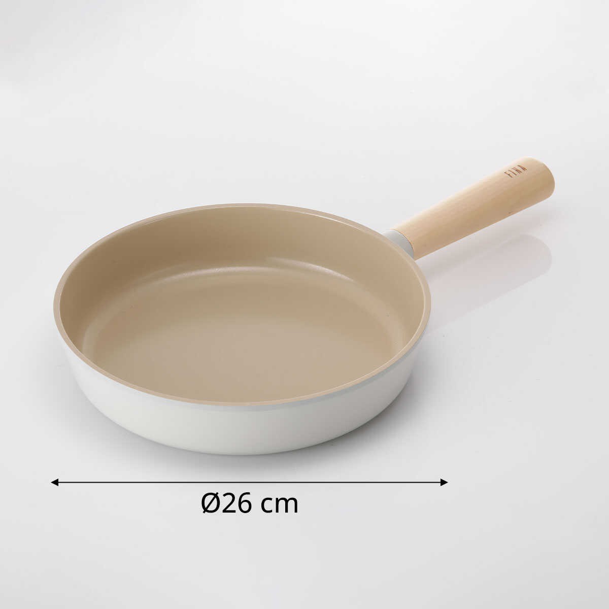 Neoflam Fika Alüminyum Döküm Tava 26Cm Bej D-Neof126