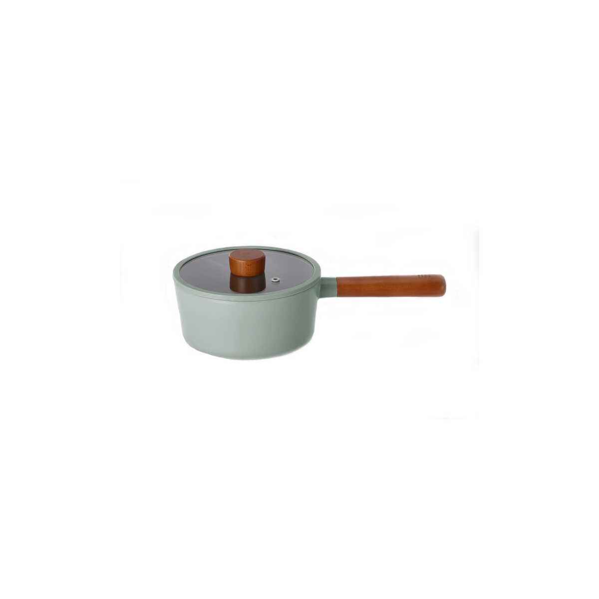 Neoflam Fika Cam Kapaklı Alüminyum Döküm Sos Tenceresi 18 Cm Gri D-NEOG218