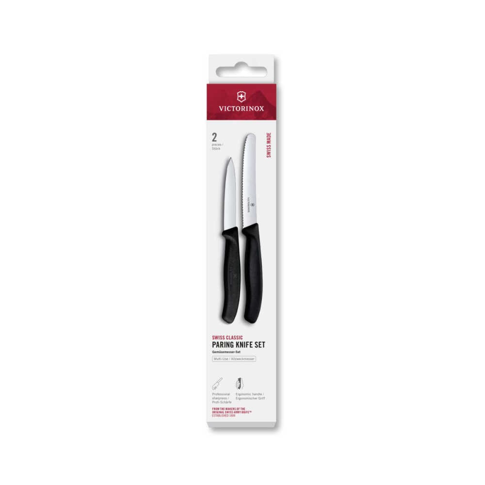 Victorinox 6.7113.2 Swiss Classic 2li Bıçak Set, Siyah