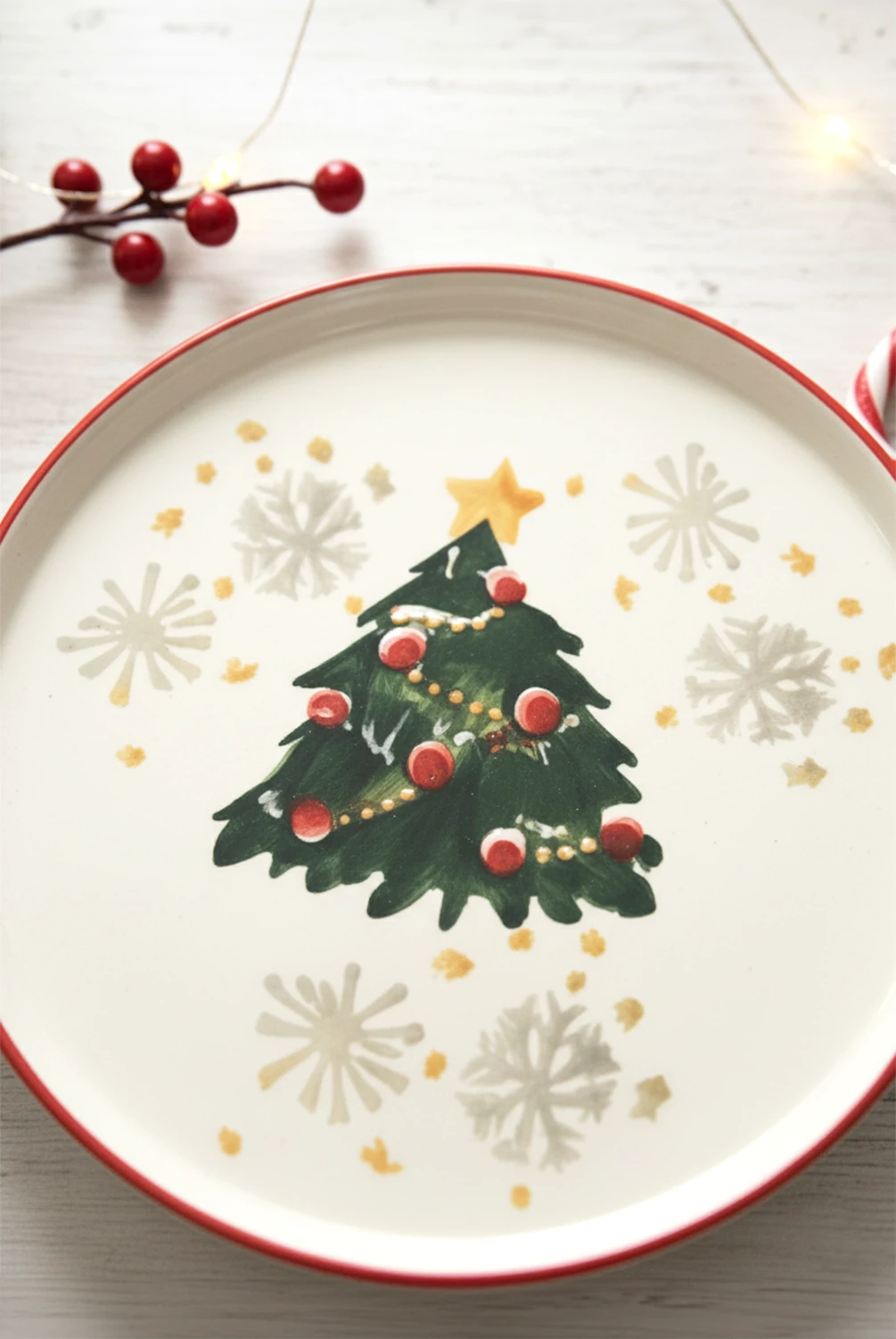 Ellen Tokyo 6 Parça Yılbaşı Pasta Tabağı 20cm