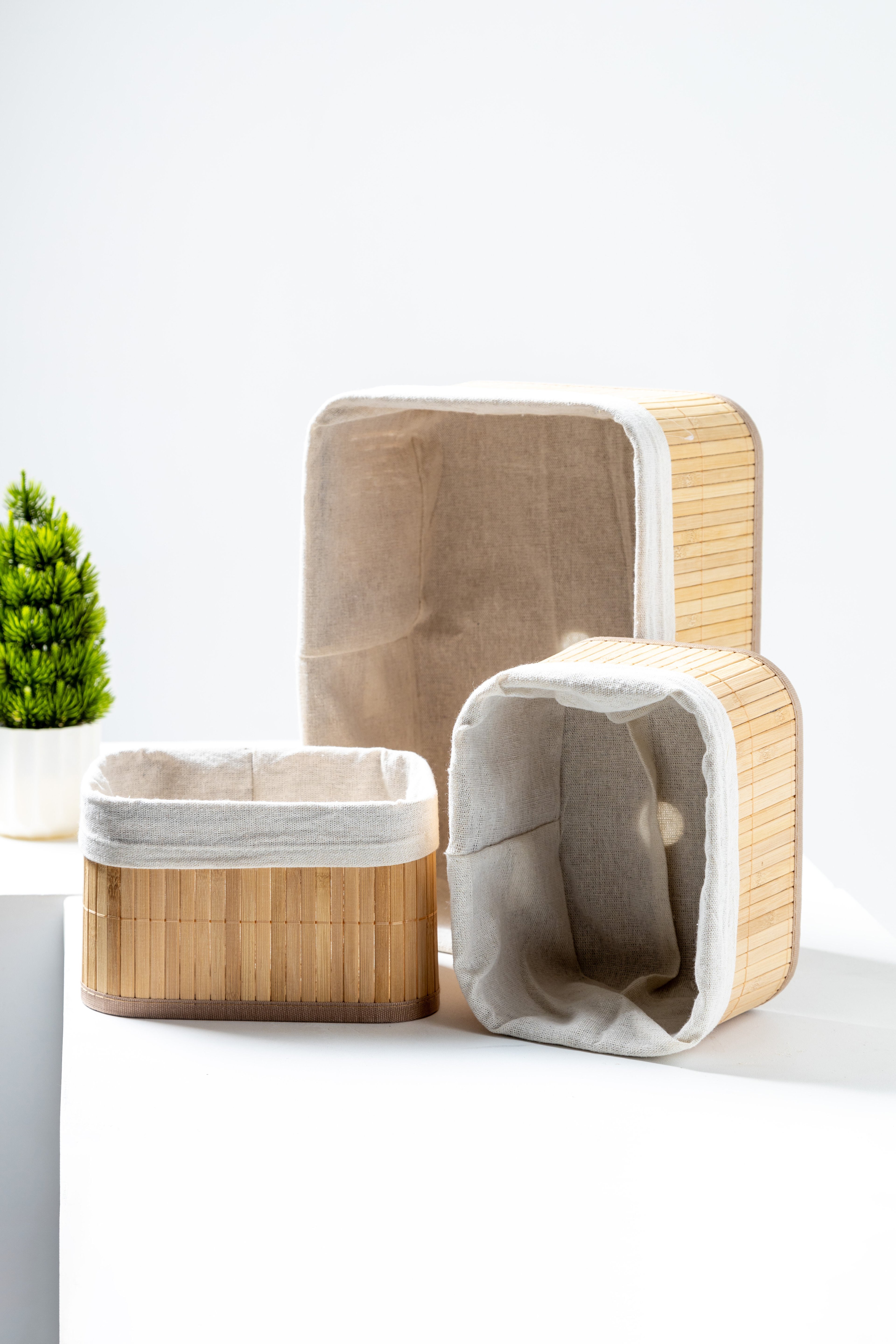 Minas 3Lü Bambu Organizer Set