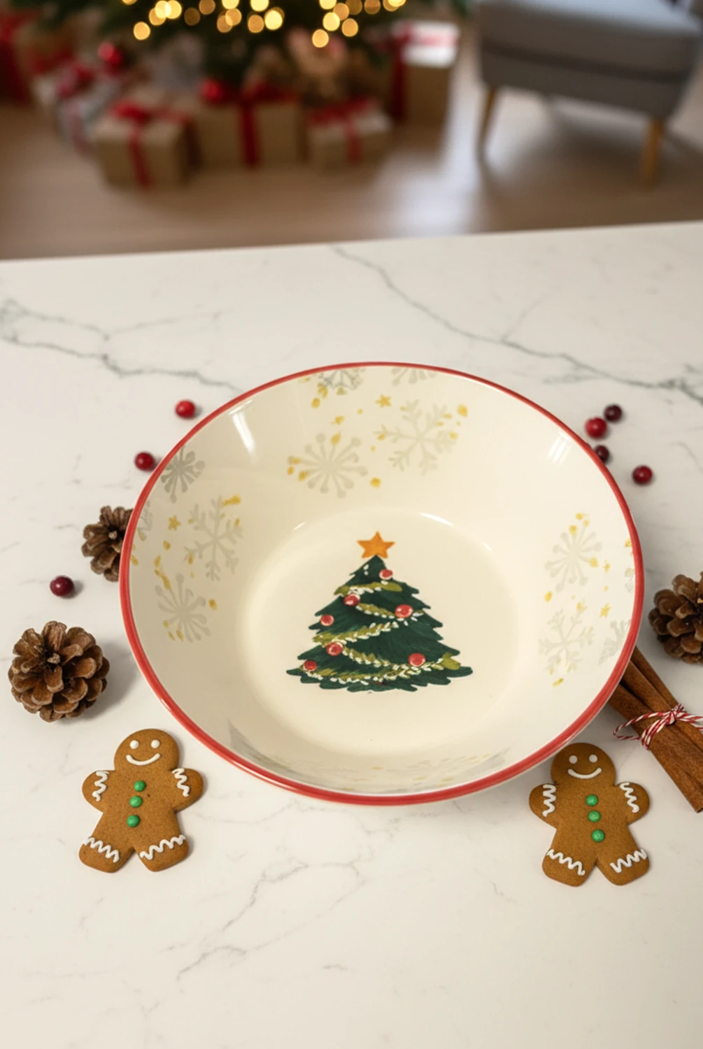 Ellen Çam Ağacı Kase Büyük 23cm