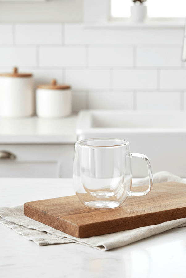 Emly Çift Cidarlı Kulplu Bardak 250Ml
