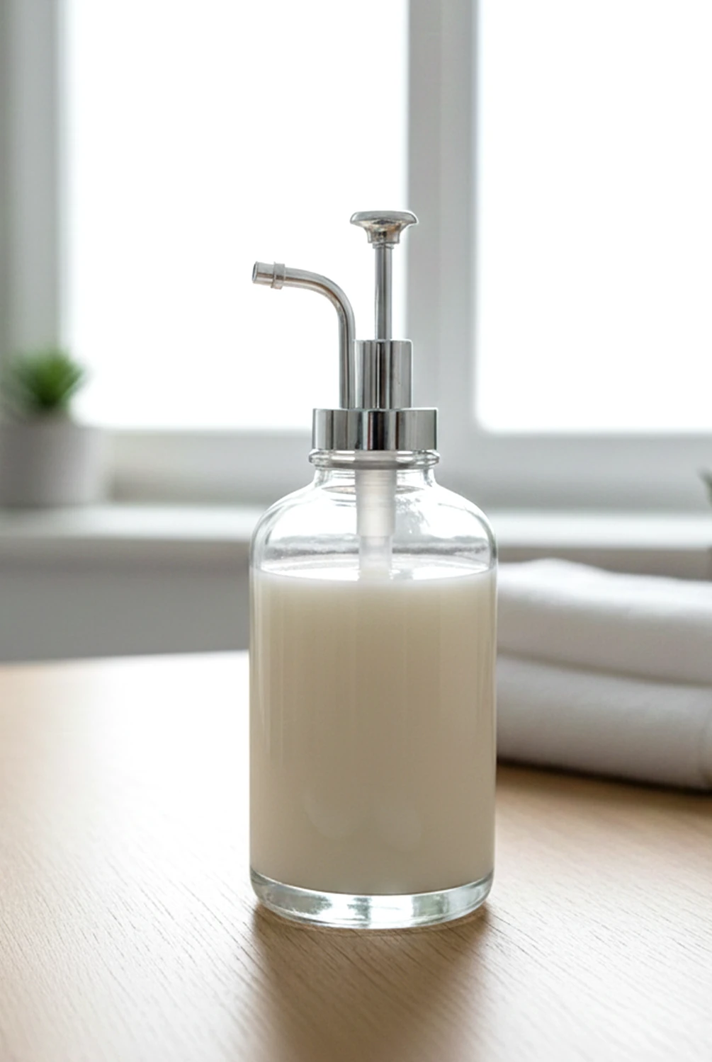 Retro Cam Sıvı Sabunluk 500 Ml Krom