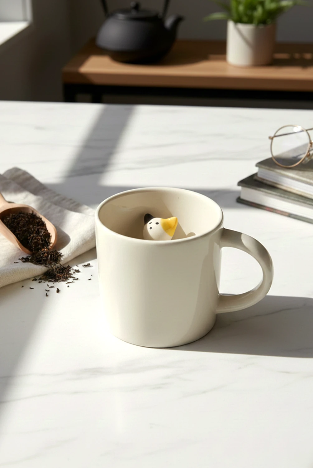 Elly Kedi Figürlü Fincan