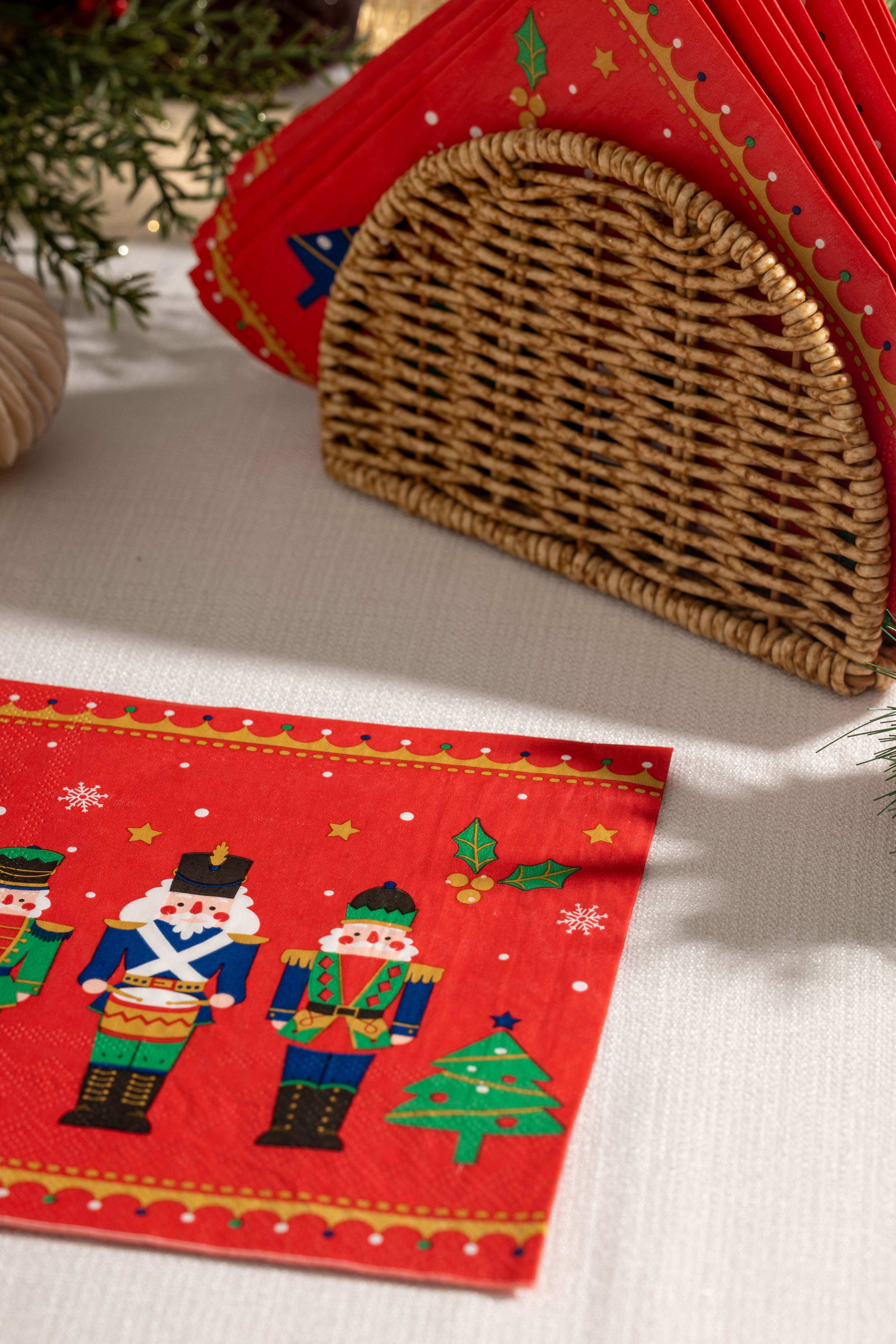 Xmas Kurşun Asker Yılbaşı Peçete