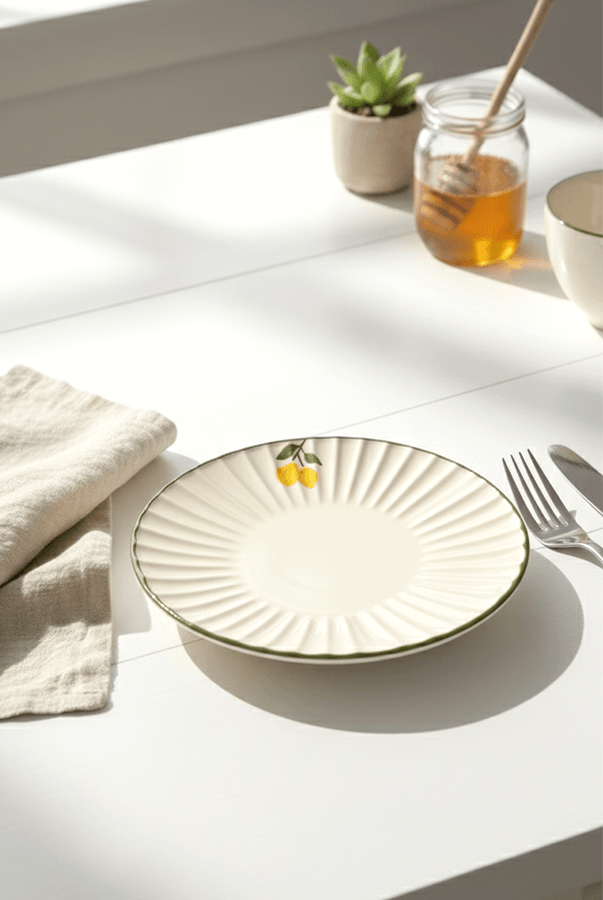 Lemon Garden Pasta Tabağı 21 cm