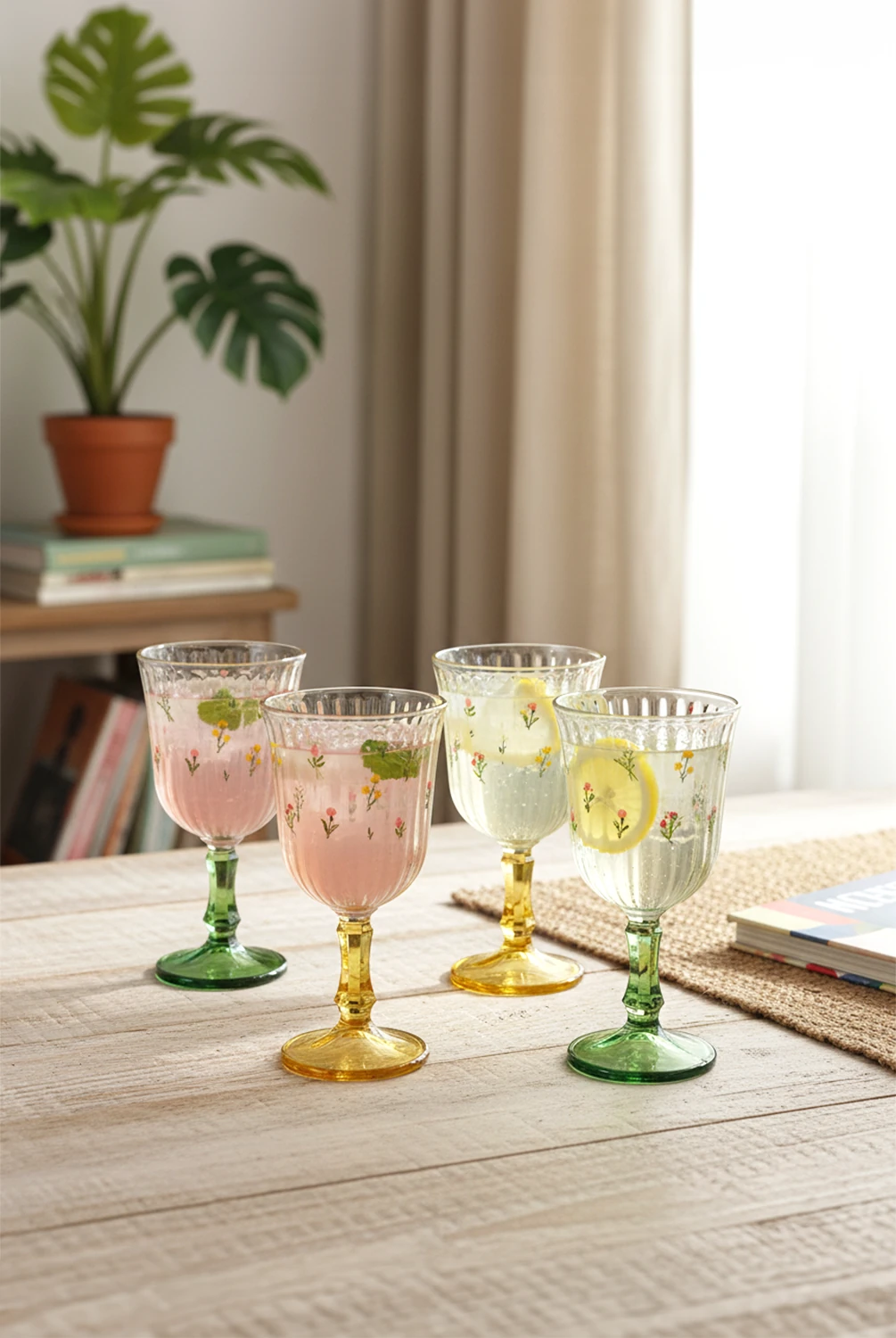 Botanical 4'lü Su Kadehi Seti 240 cc