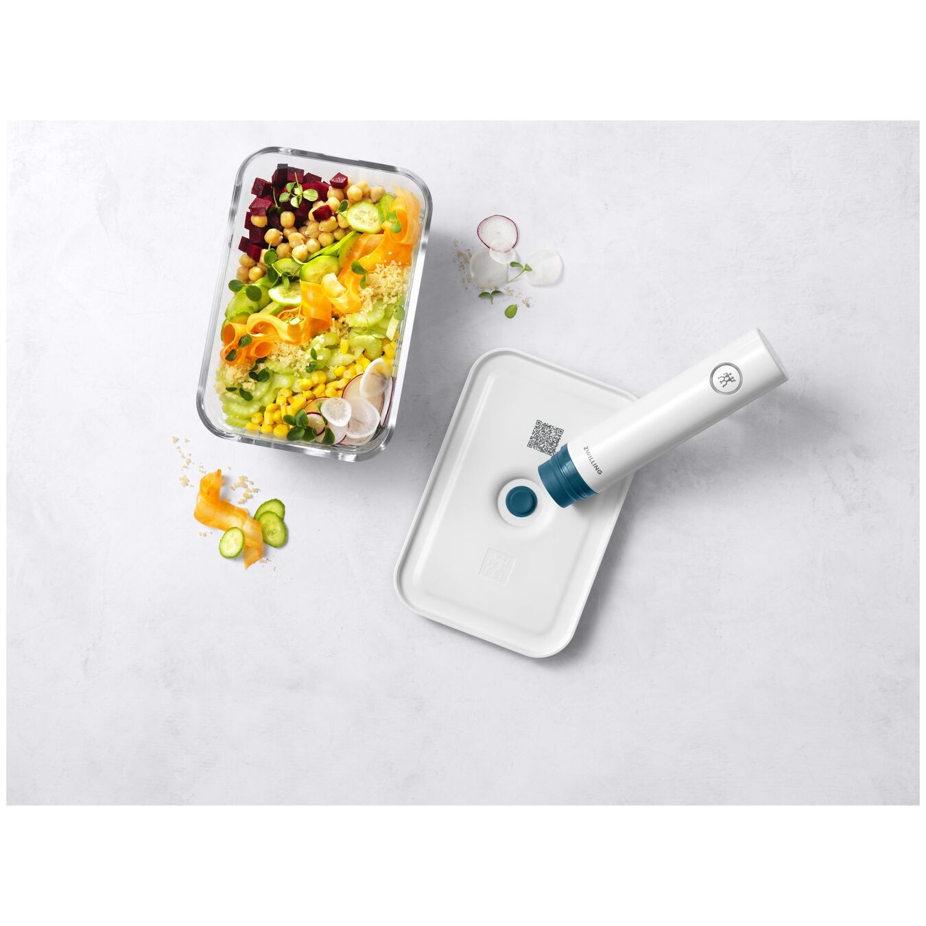 Zwilling 368013030 Fresh & Save Vakumlu Saklama Kabı L Cam Modern