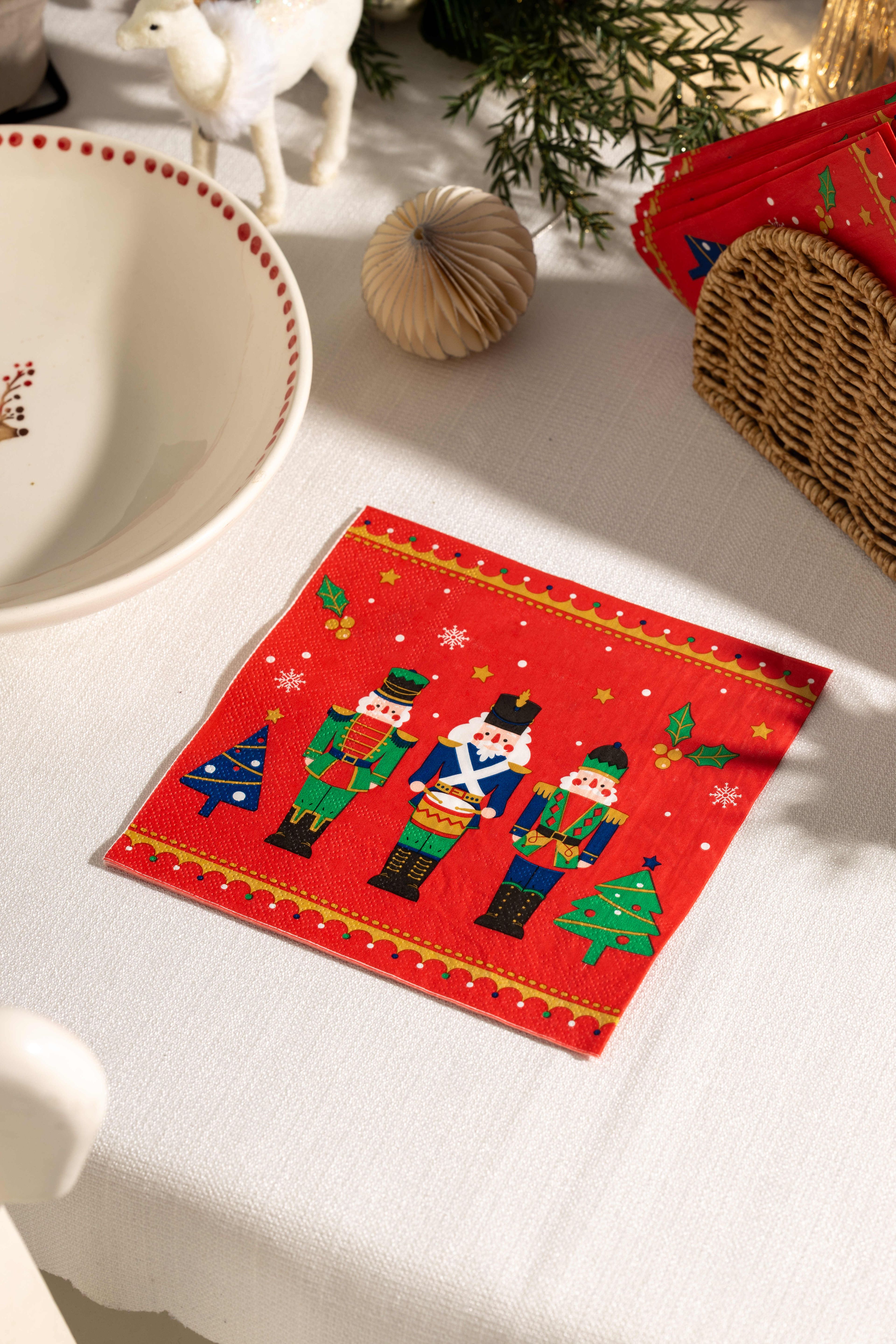 Xmas Kurşun Asker Yılbaşı Peçete
