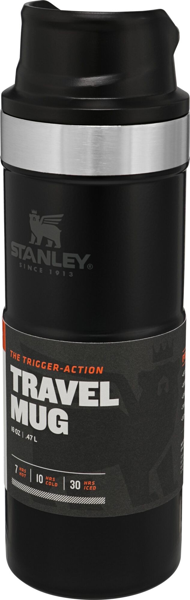 Stanley Klasik Trigger-action Termos Bardak 0.35 Lt Siyah