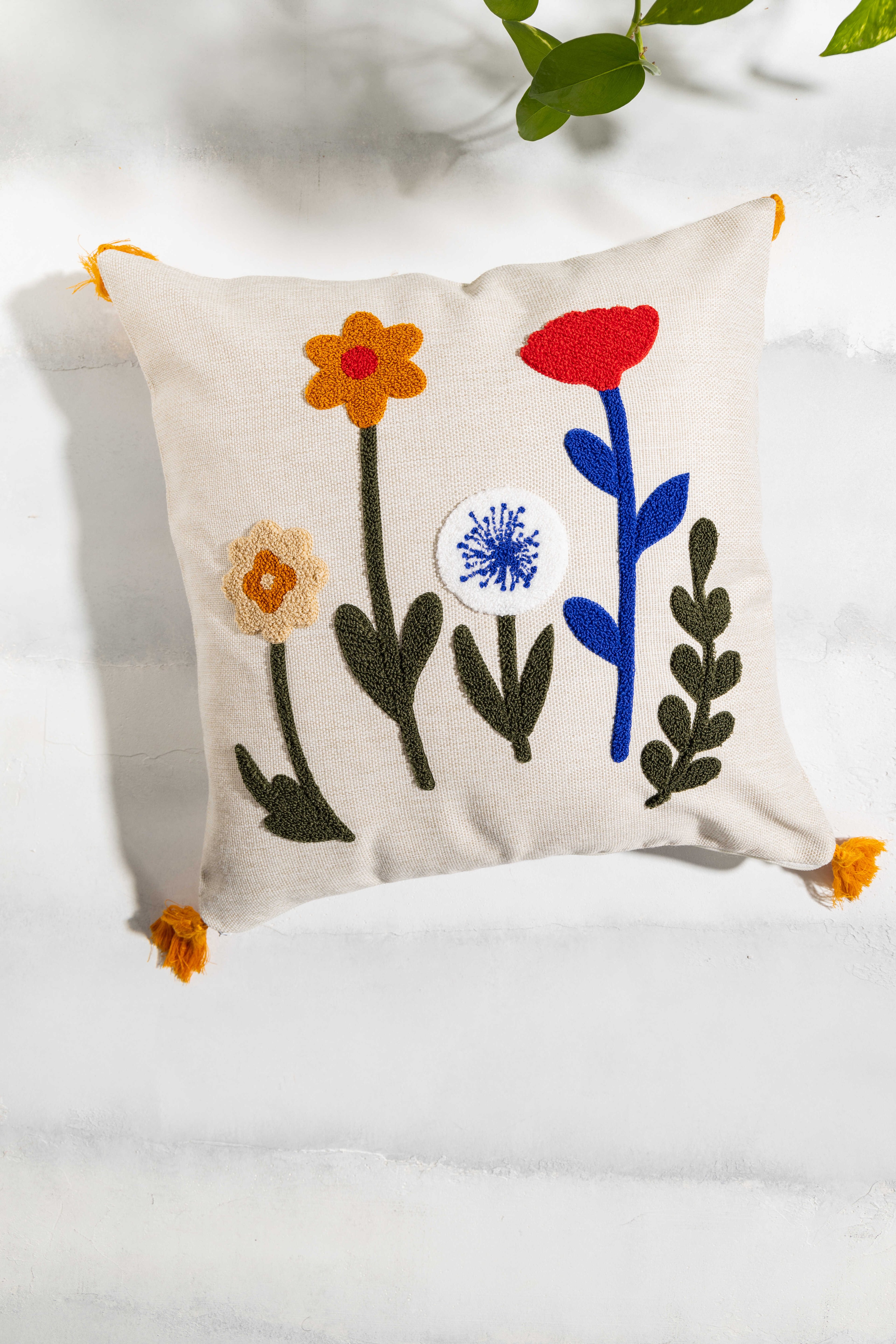 Flower Kırlent Kılıfı 45x45cm